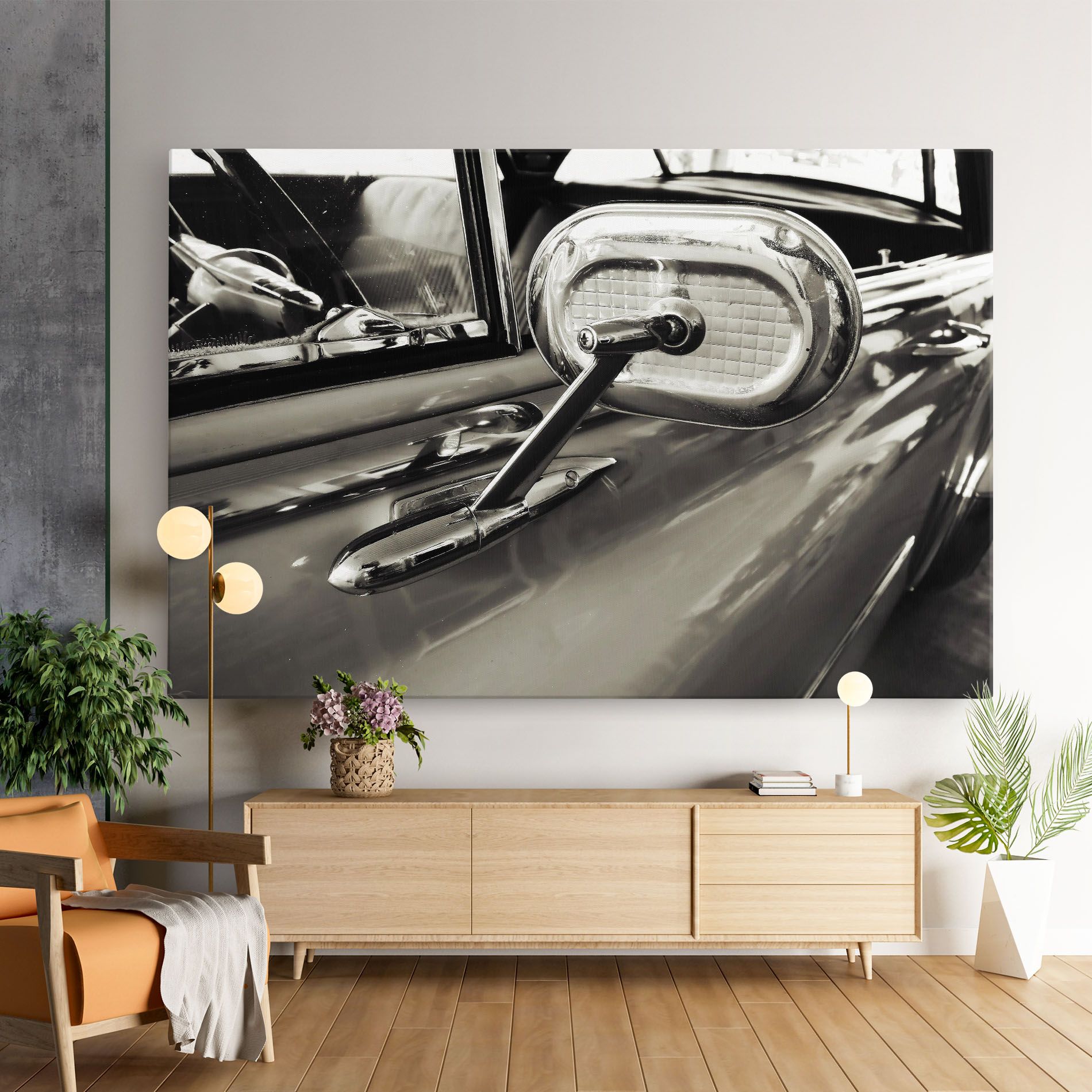 Close Up Grey Car mockup 9