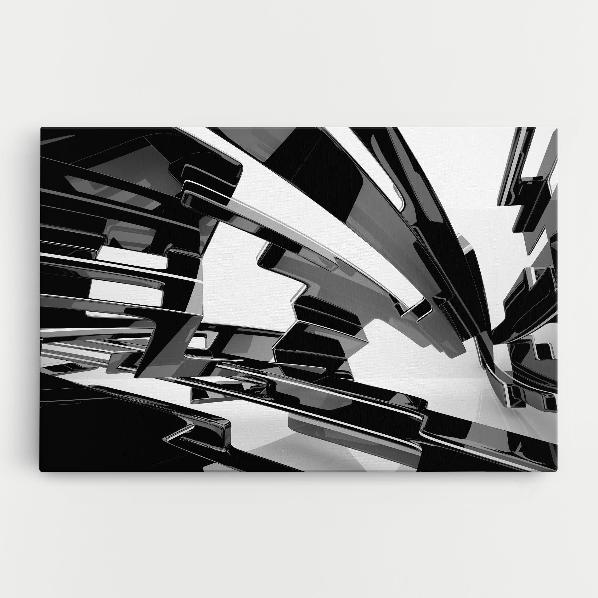 Vászonkép Glossy Sculpture mockup 0