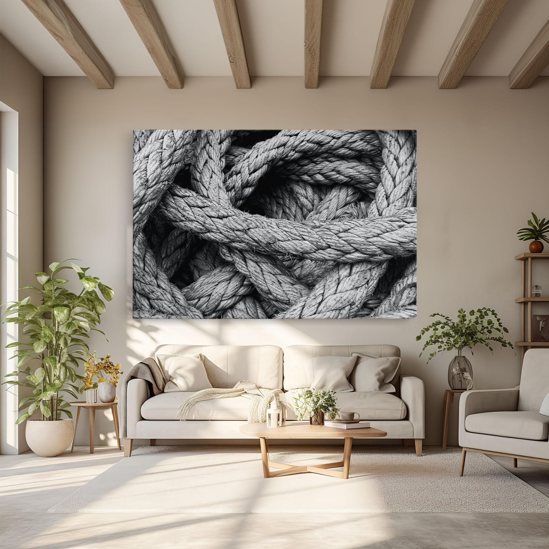 Vászonkép Gray String mockup 6