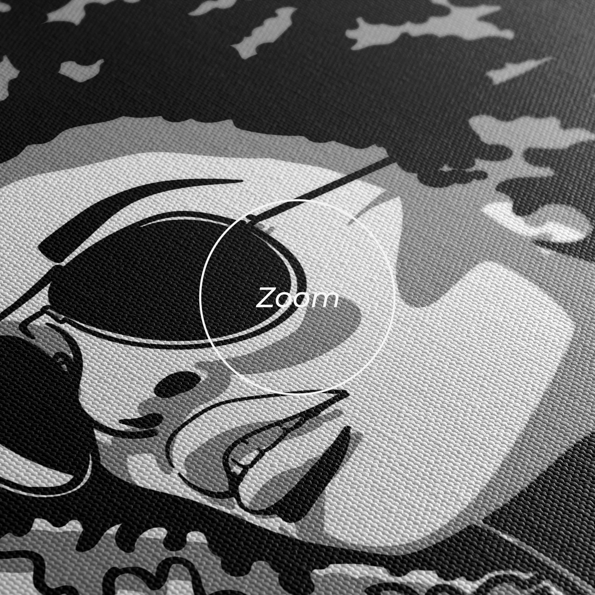 Vászonkép Black Grasses mockup 3