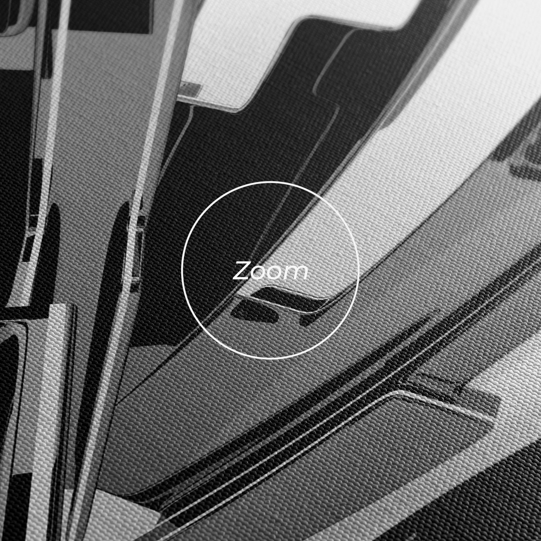 Vászonkép Black Sculpture mockup 3