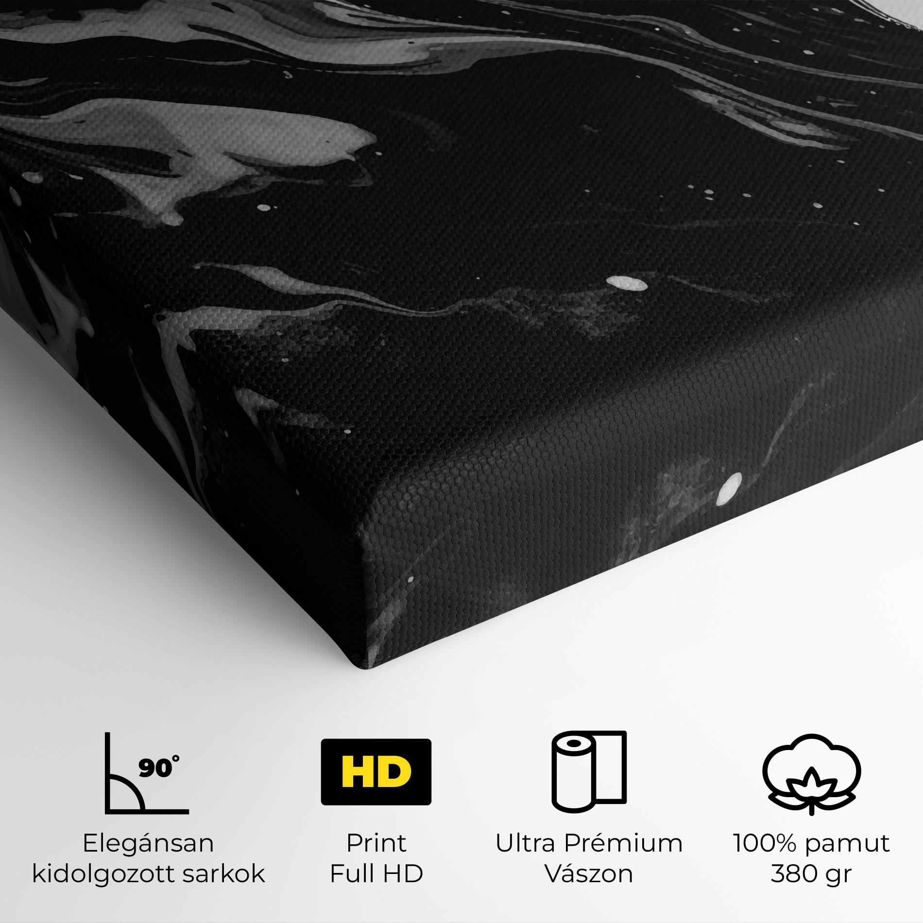 Vászonkép Grey Art Marble mockup 4