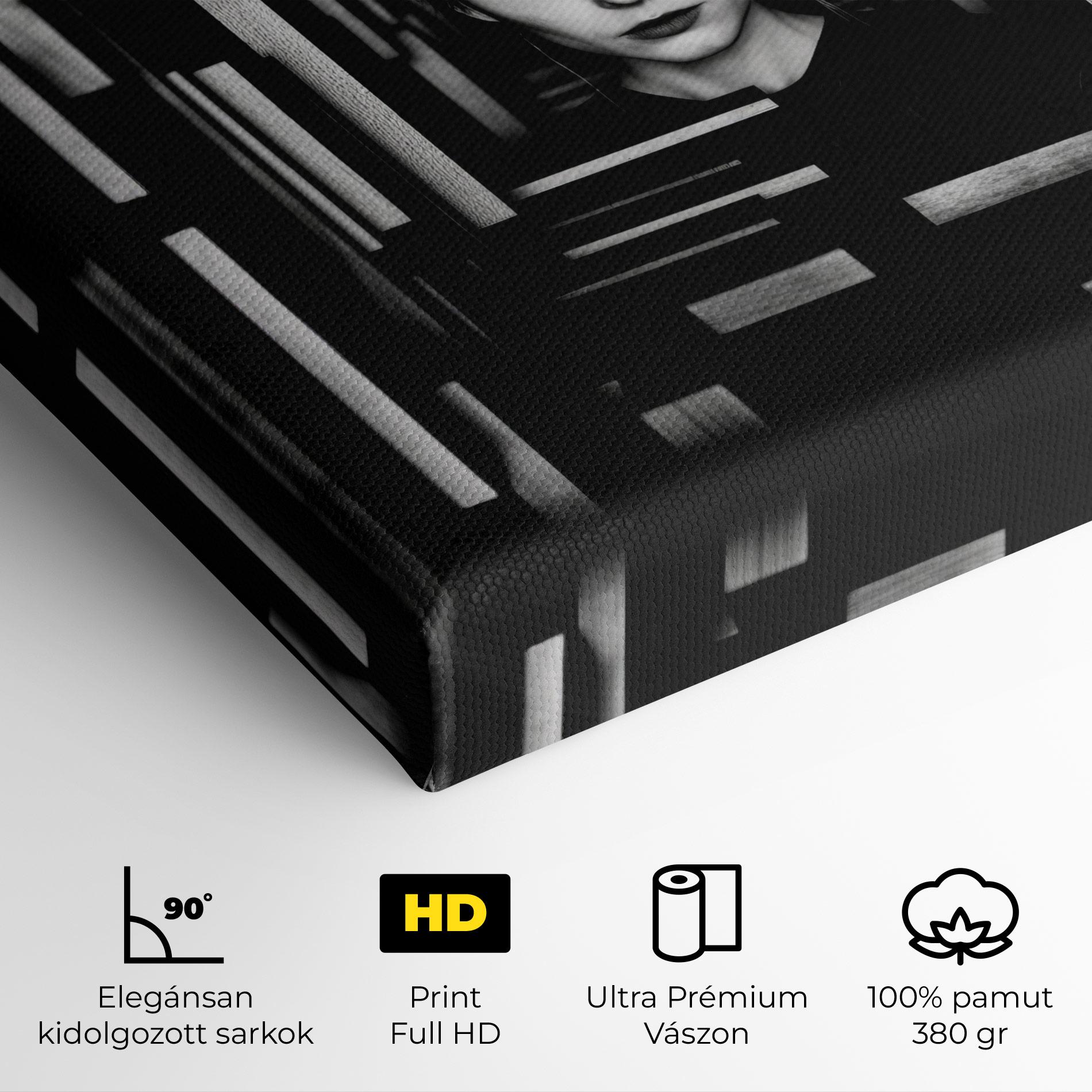 Vászonkép Tunnel Woman mockup 4