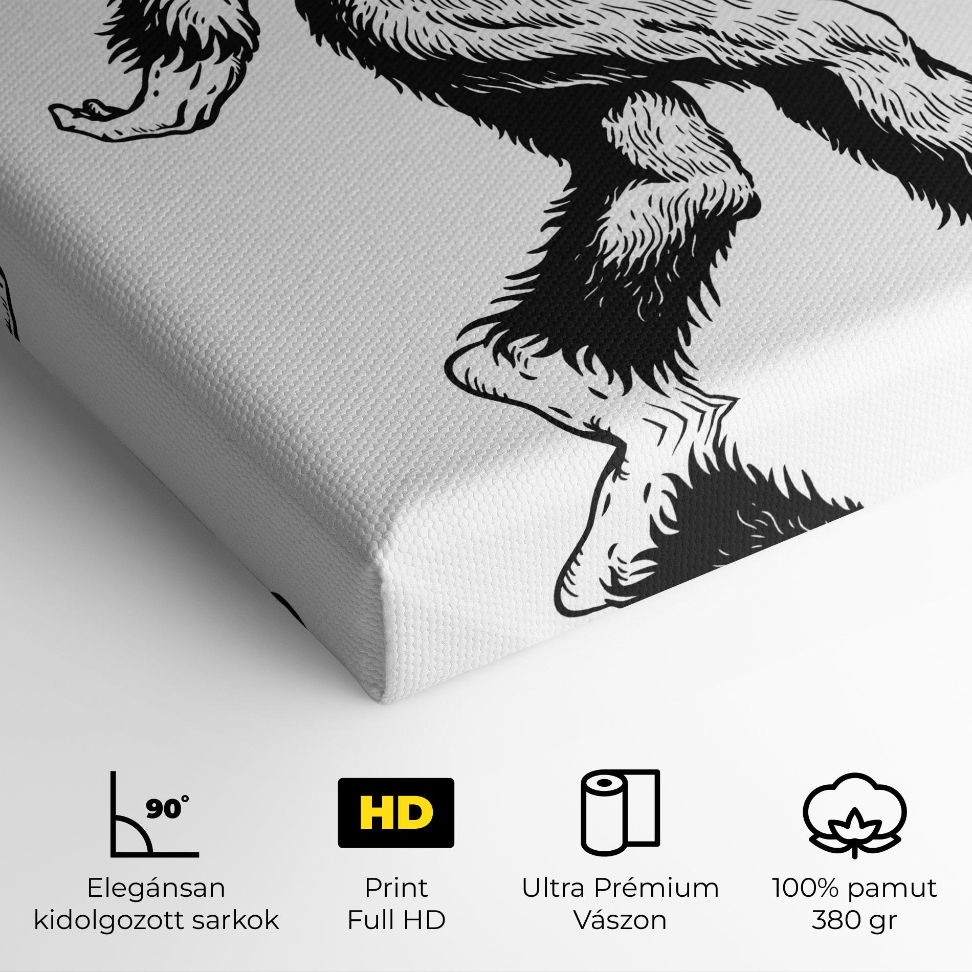 Vászonkép Yeti mockup 4