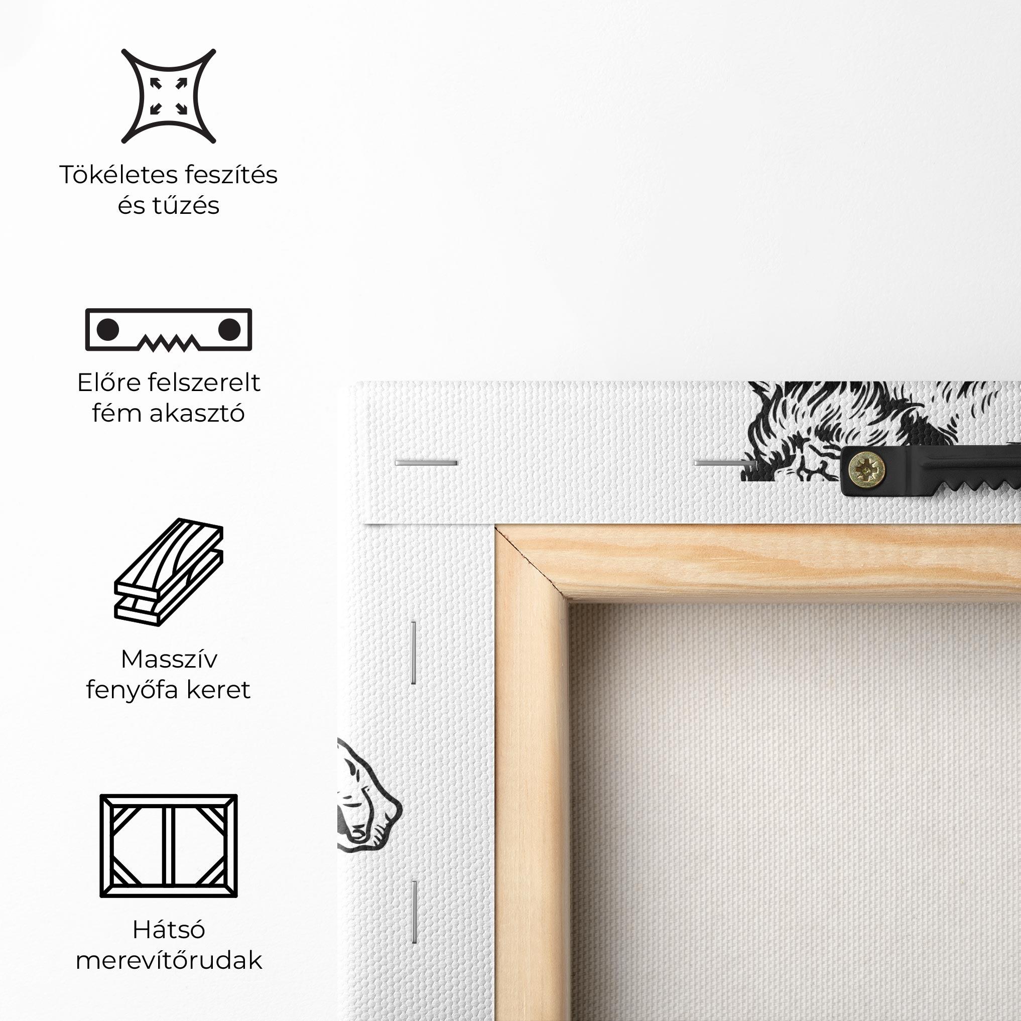 Vászonkép Yeti mockup 5