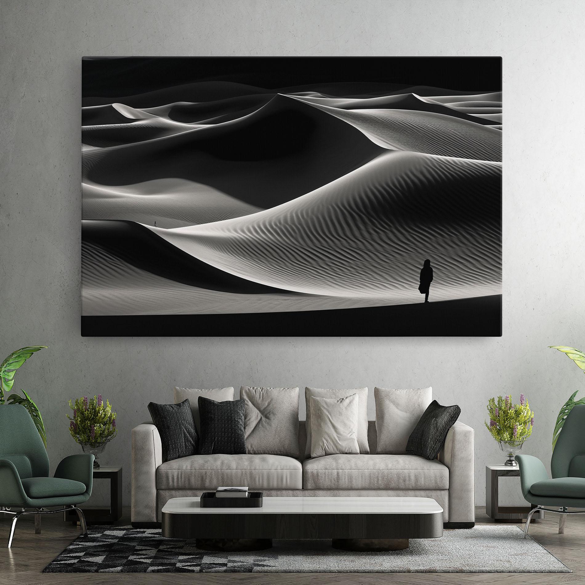 Vászonkép Dune Silhouette mockup 7