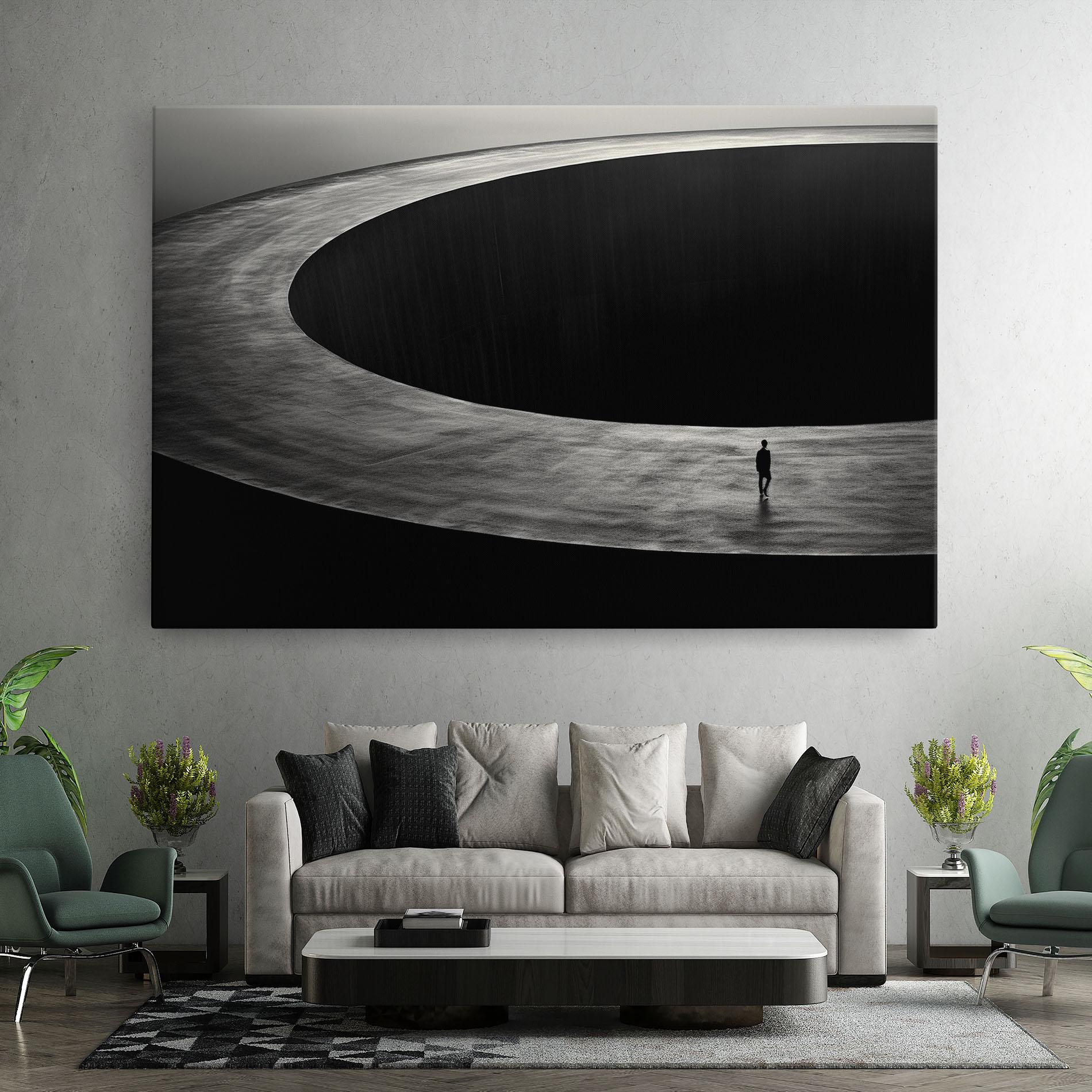 Vászonkép Man Walking mockup 7