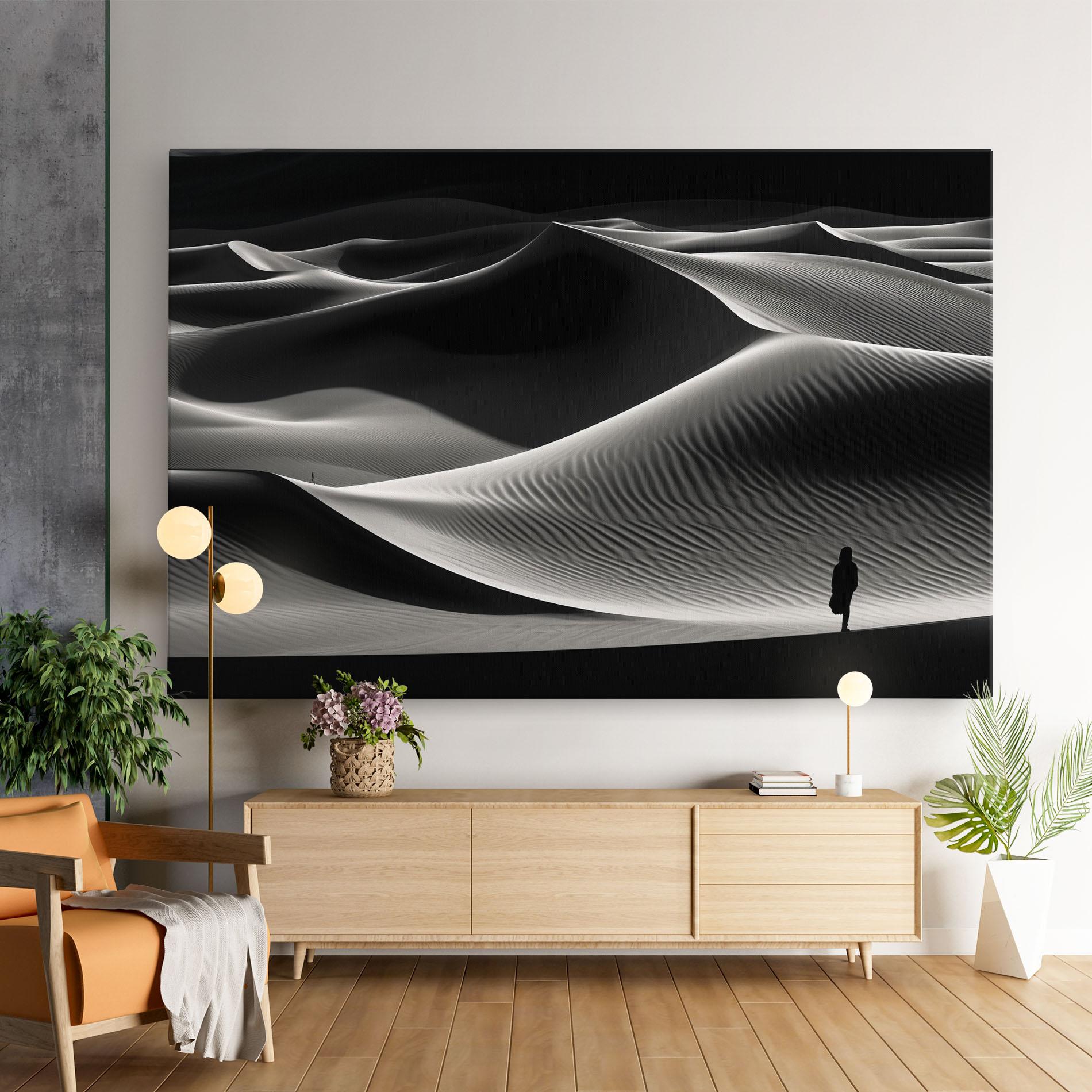Vászonkép Dune Silhouette mockup 9