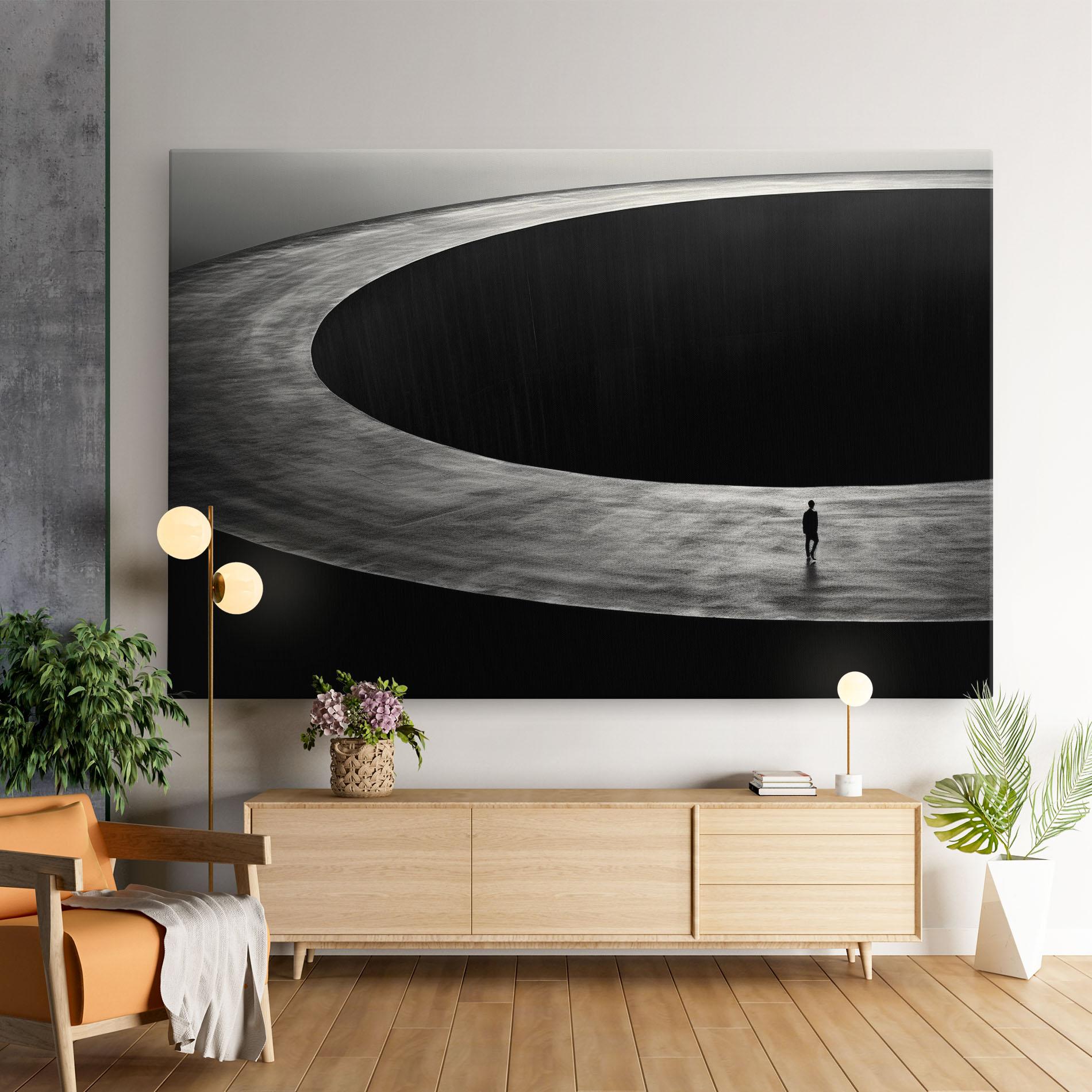 Vászonkép Man Walking mockup 9