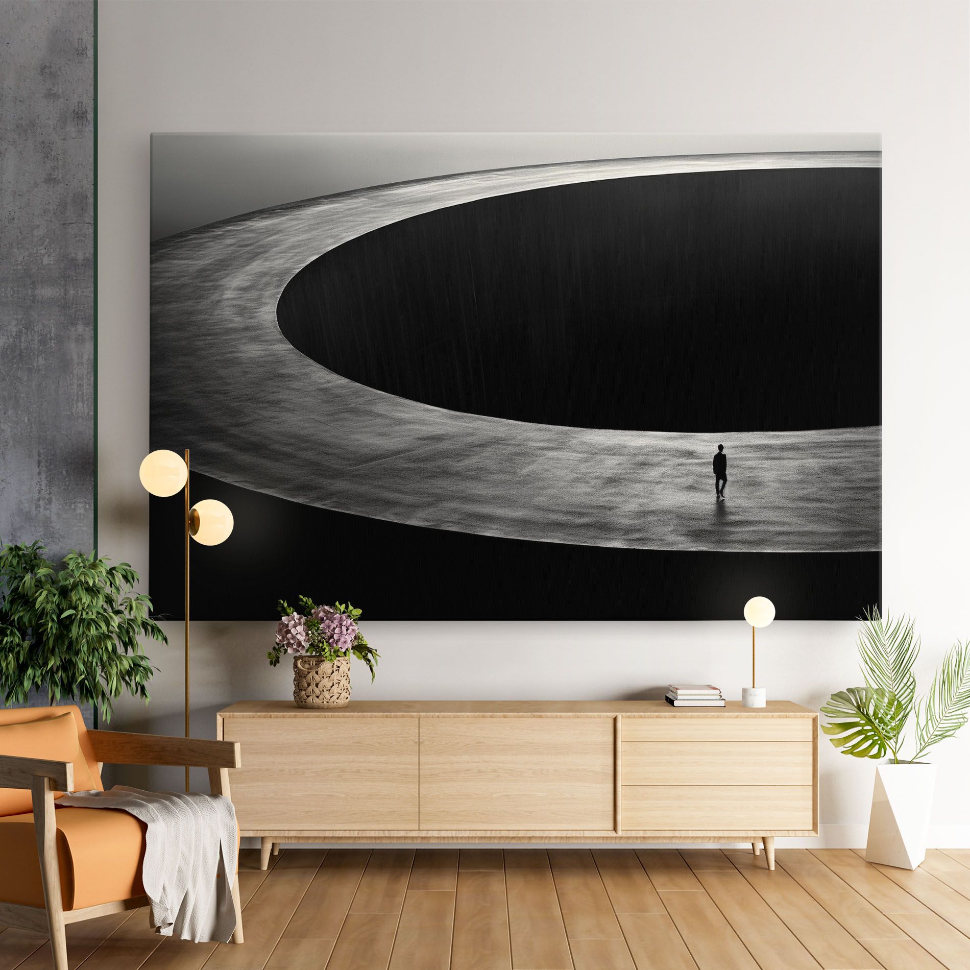 Man Walking mockup 9