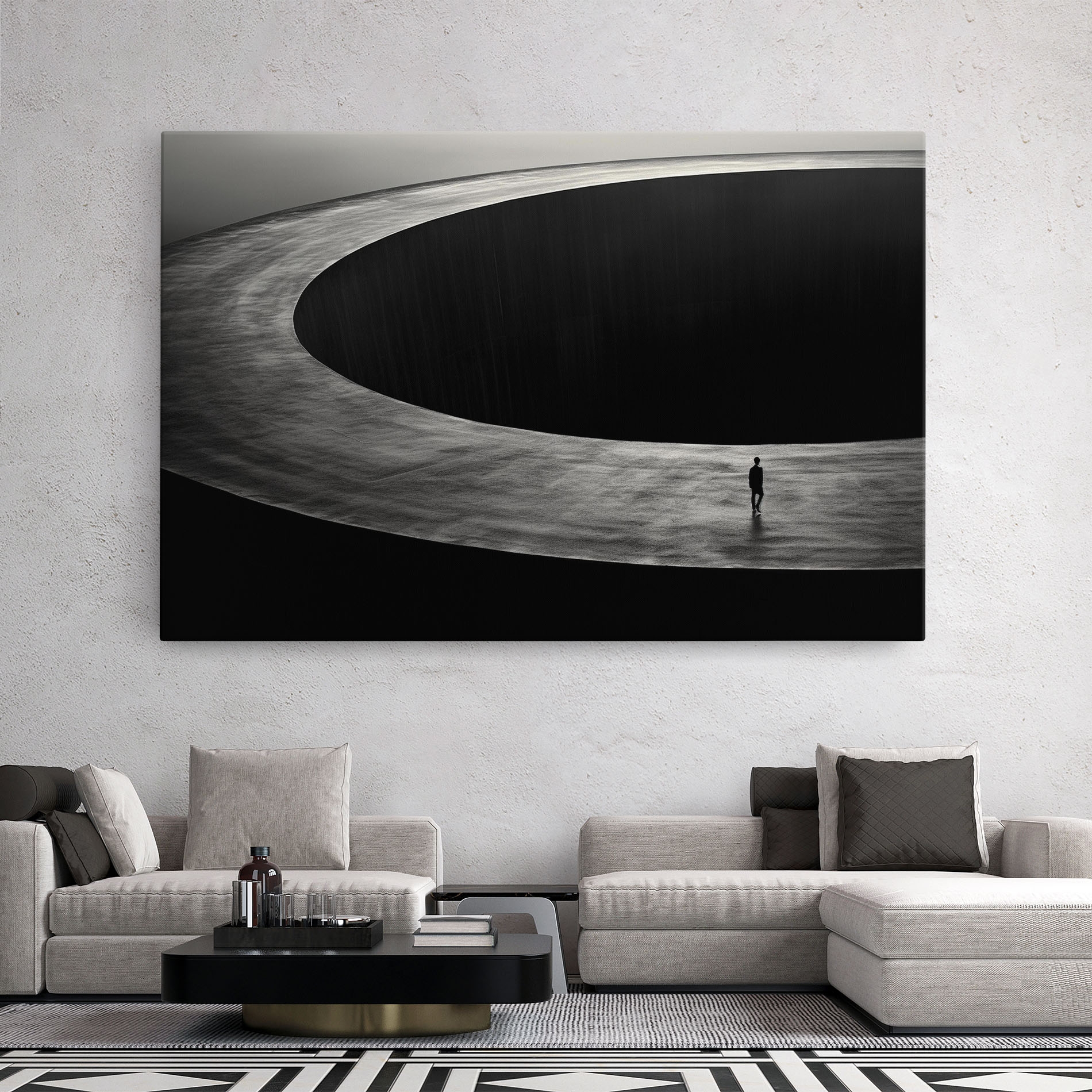 Vászonkép Man Walking