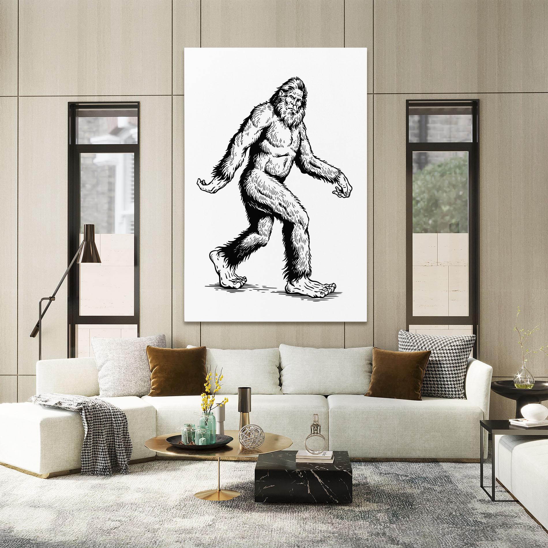 Vászonkép Yeti mockup 2