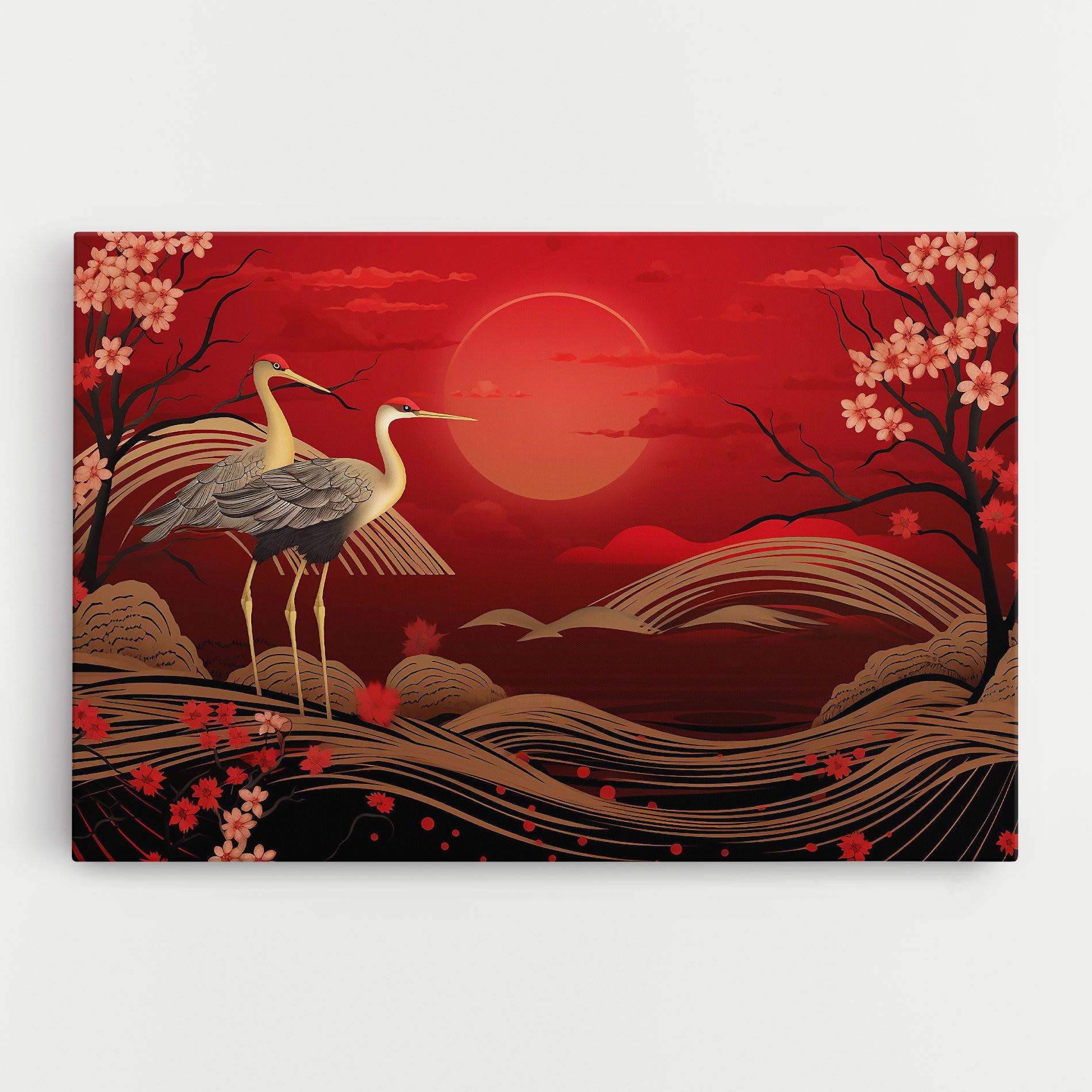 Gold Landscape Painting mockup 0