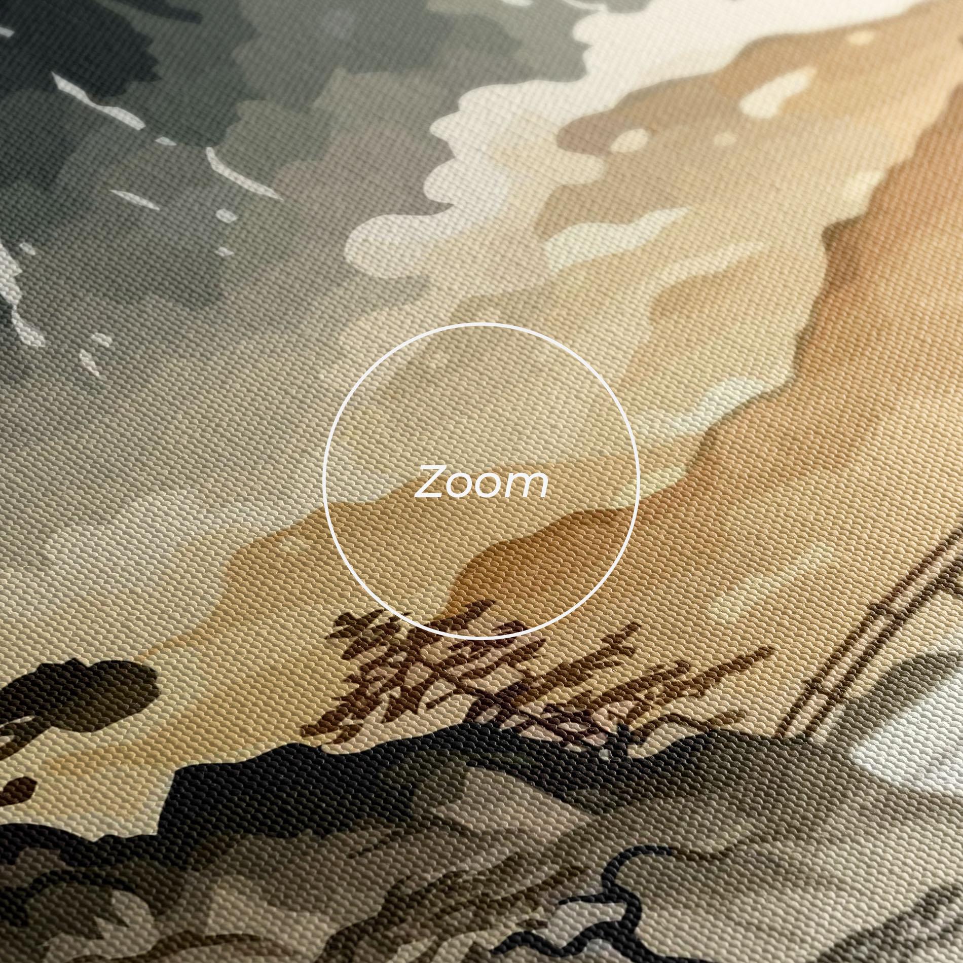 Vászonkép Asian Mountain View mockup 3