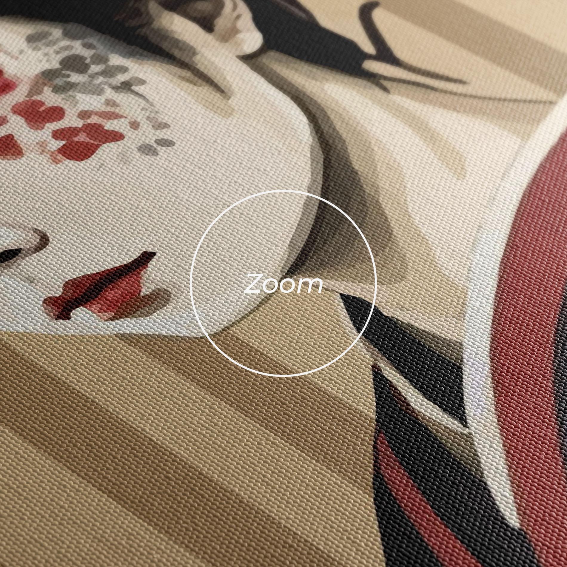 Vászonkép Asiatic Lady mockup 3