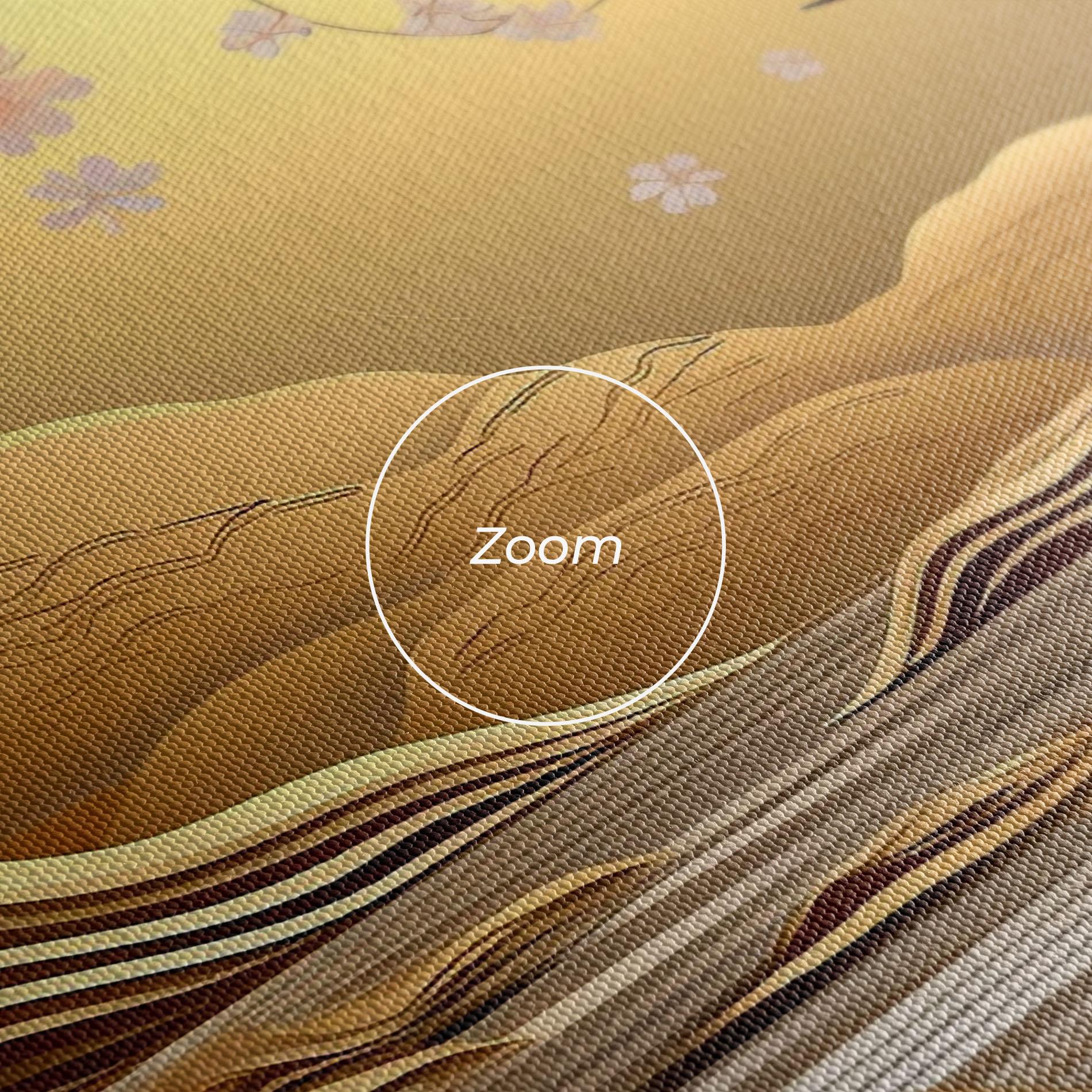 Vászonkép Pink Chinese Flowers mockup 3