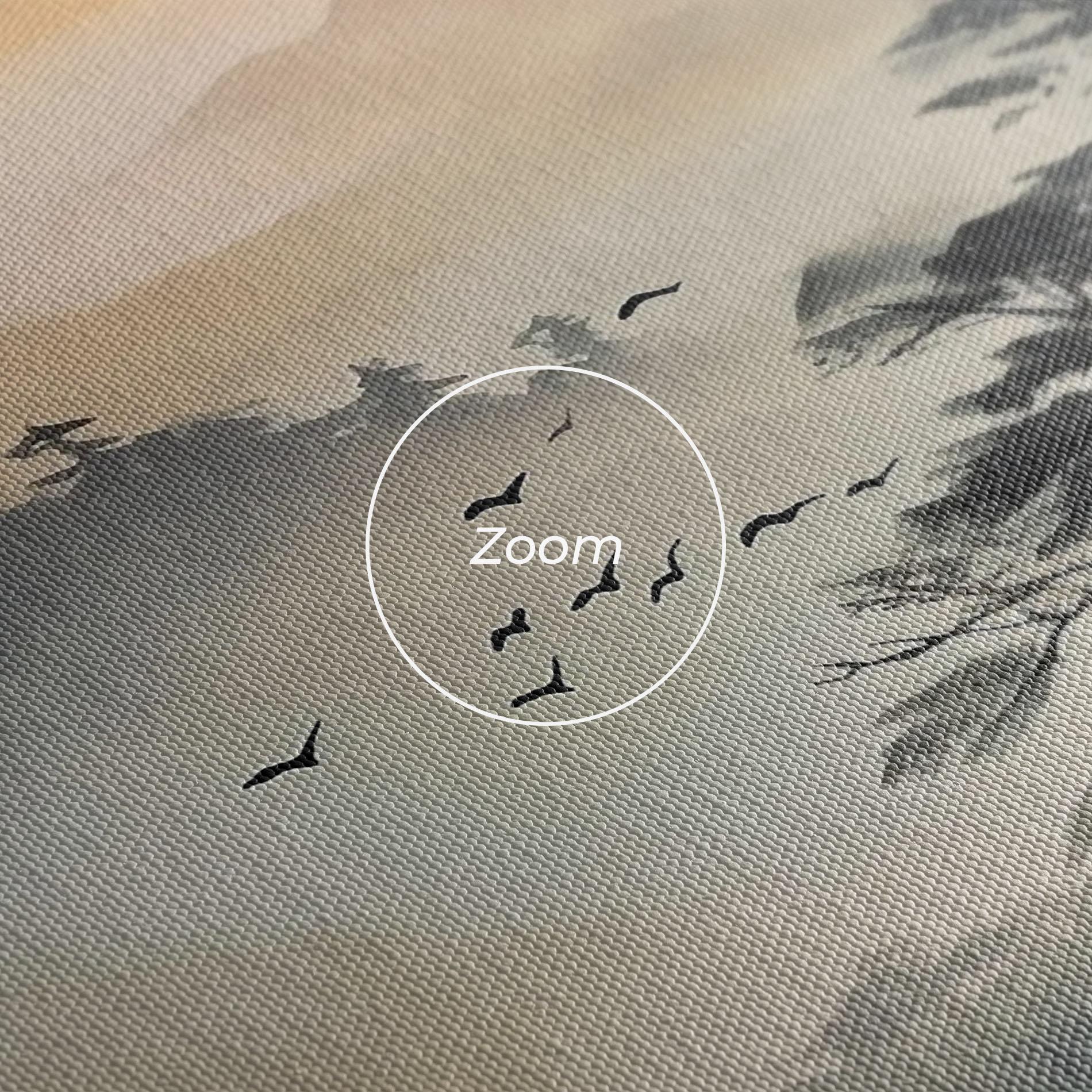 Vászonkép Sunset Fog mockup 3