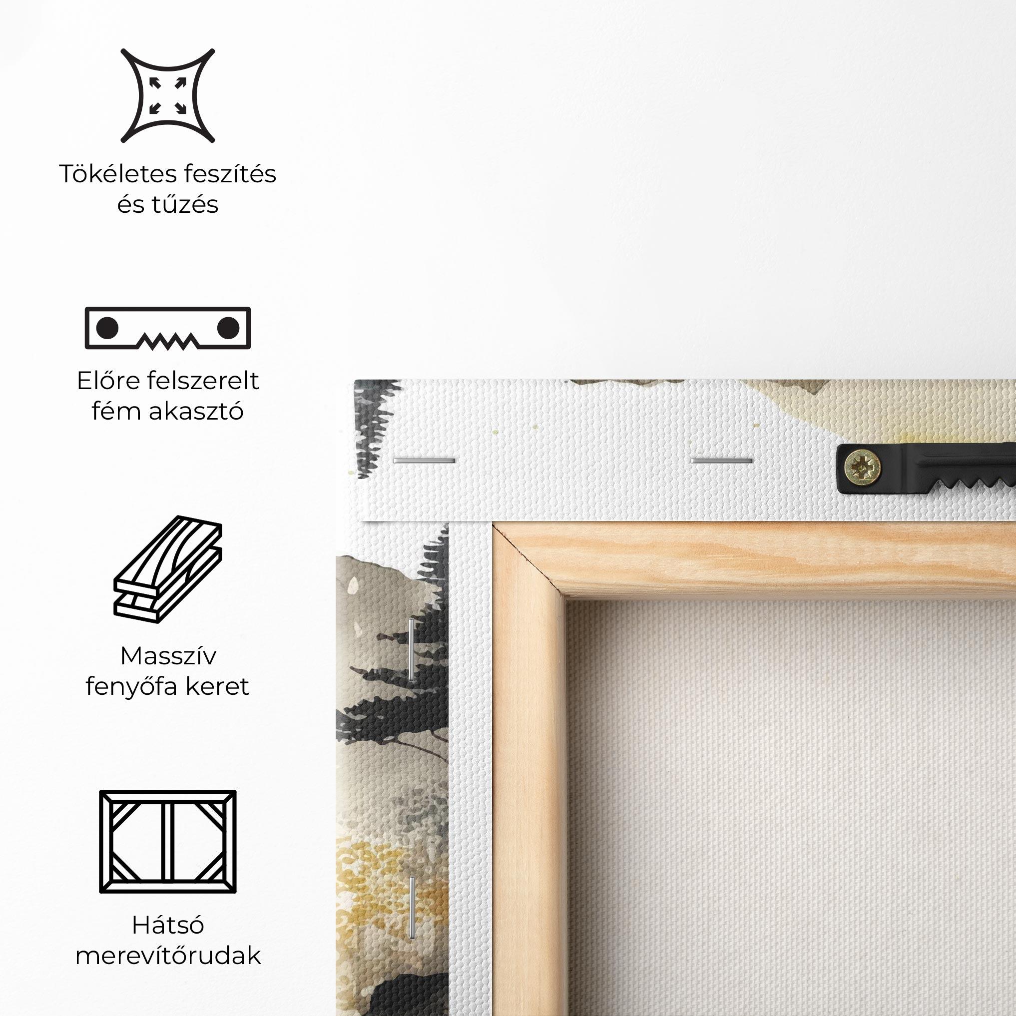 Vászonkép Japanese Temple mockup 5