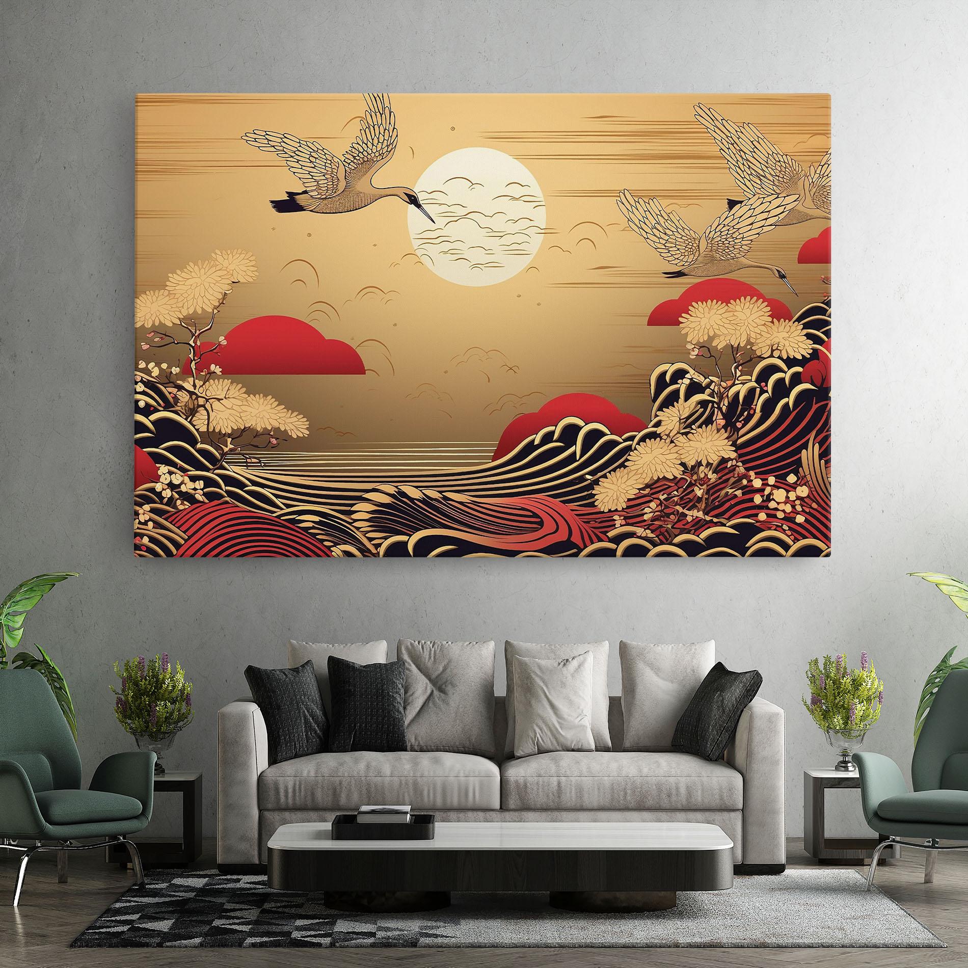 Vászonkép Chinese Wind Art mockup 7