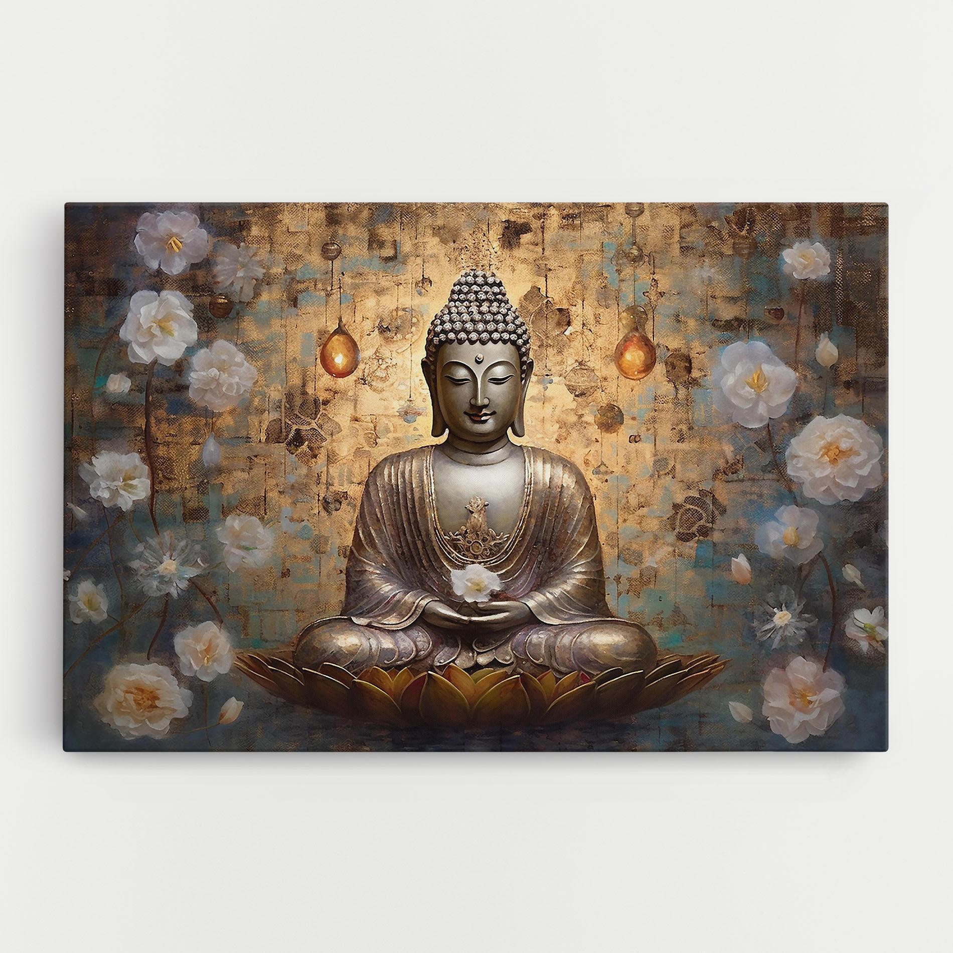 Vászonkép Buddha Meditation Art mockup 0