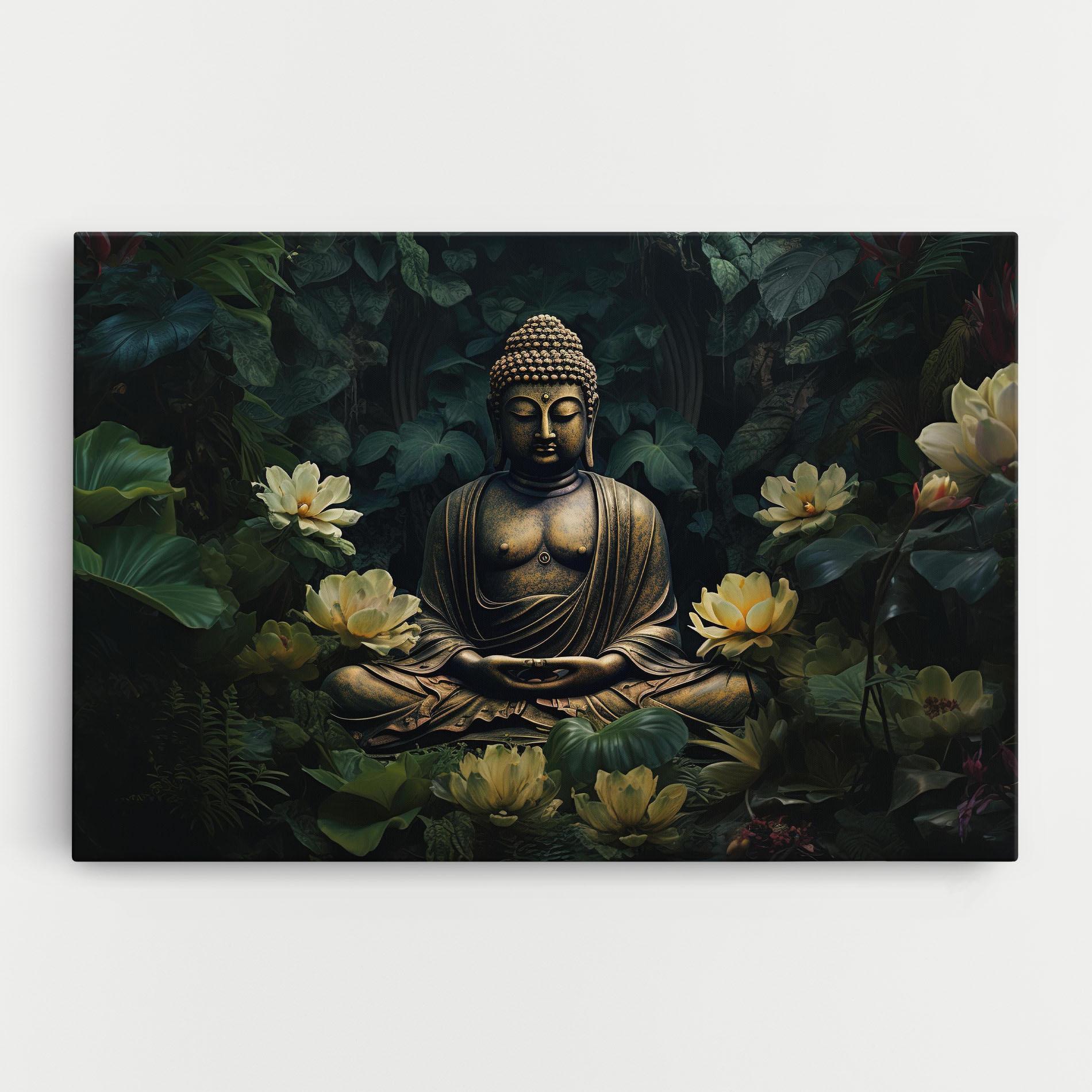 Vászonkép Calm Buddha Art mockup 0
