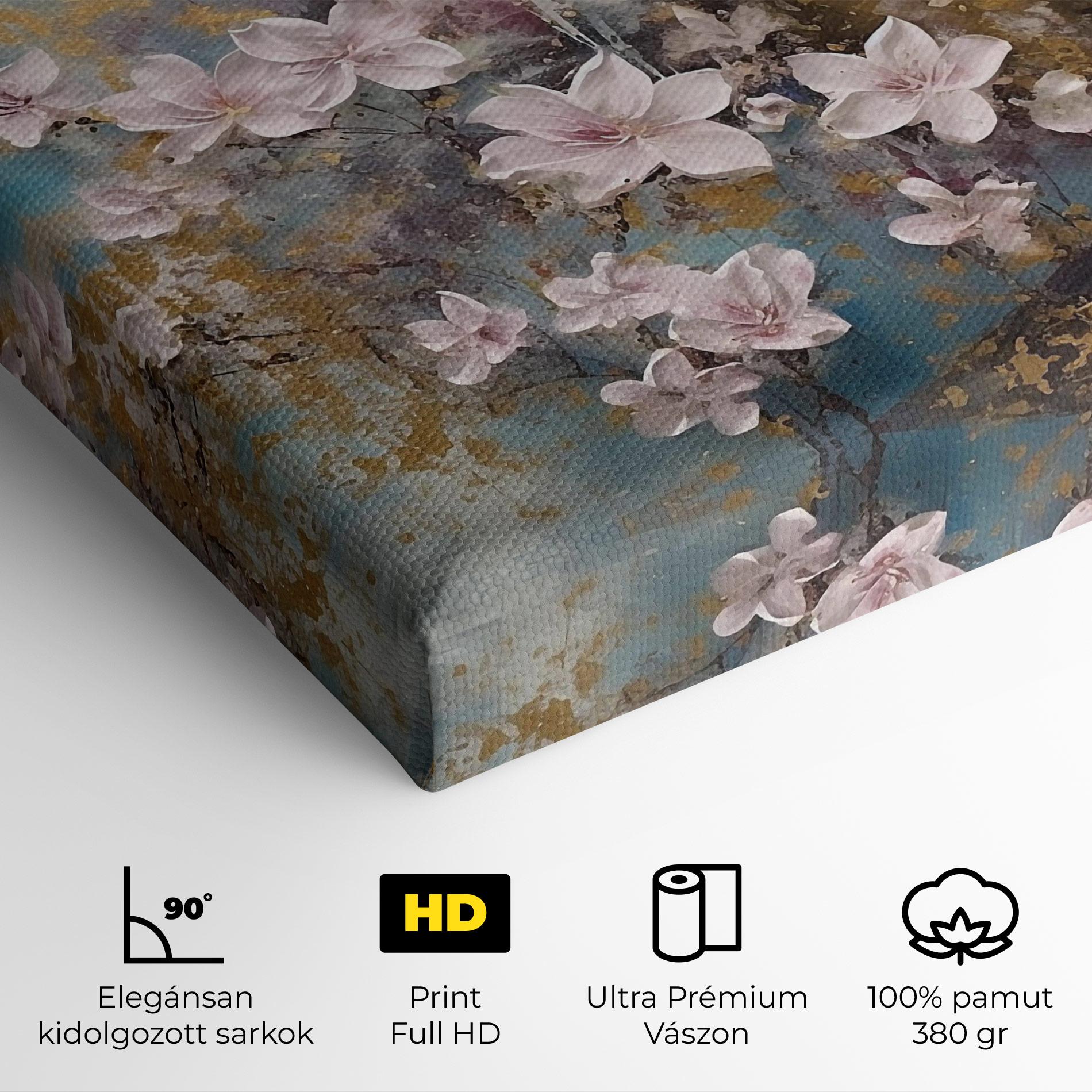 Vászonkép Abstract Buddha Plants mockup 4