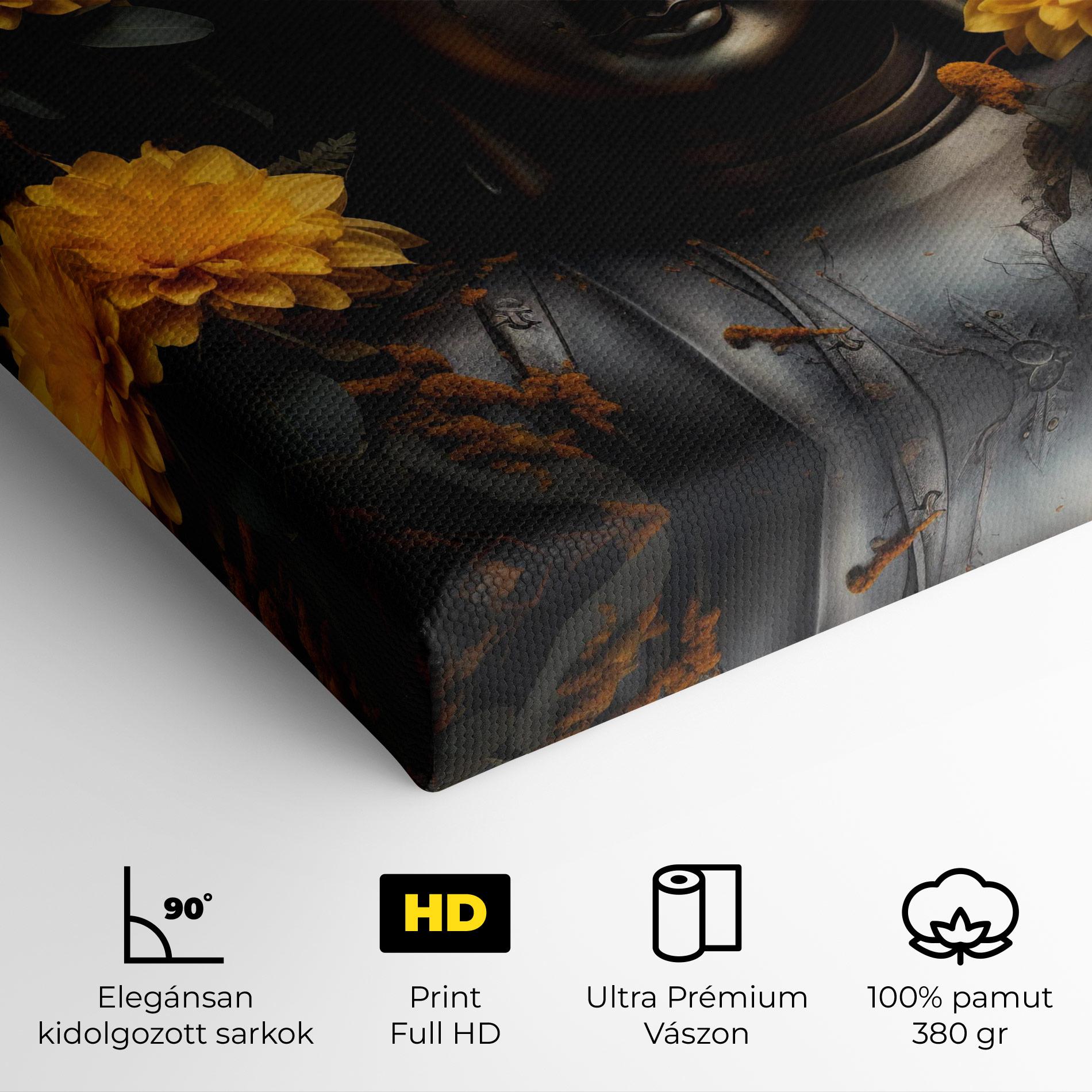 Vászonkép Buddha Peace Statue mockup 4