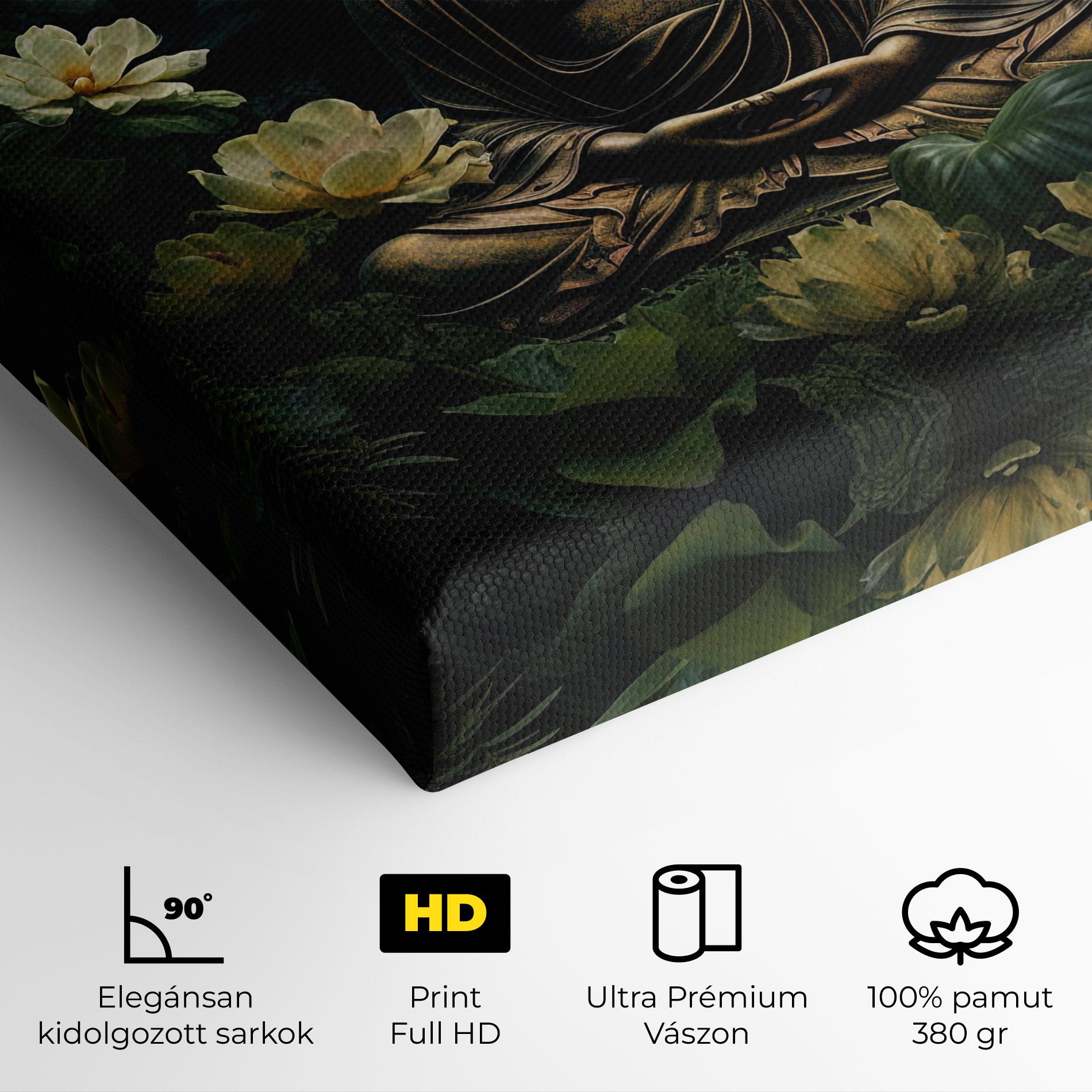 Vászonkép Calm Buddha Art mockup 4