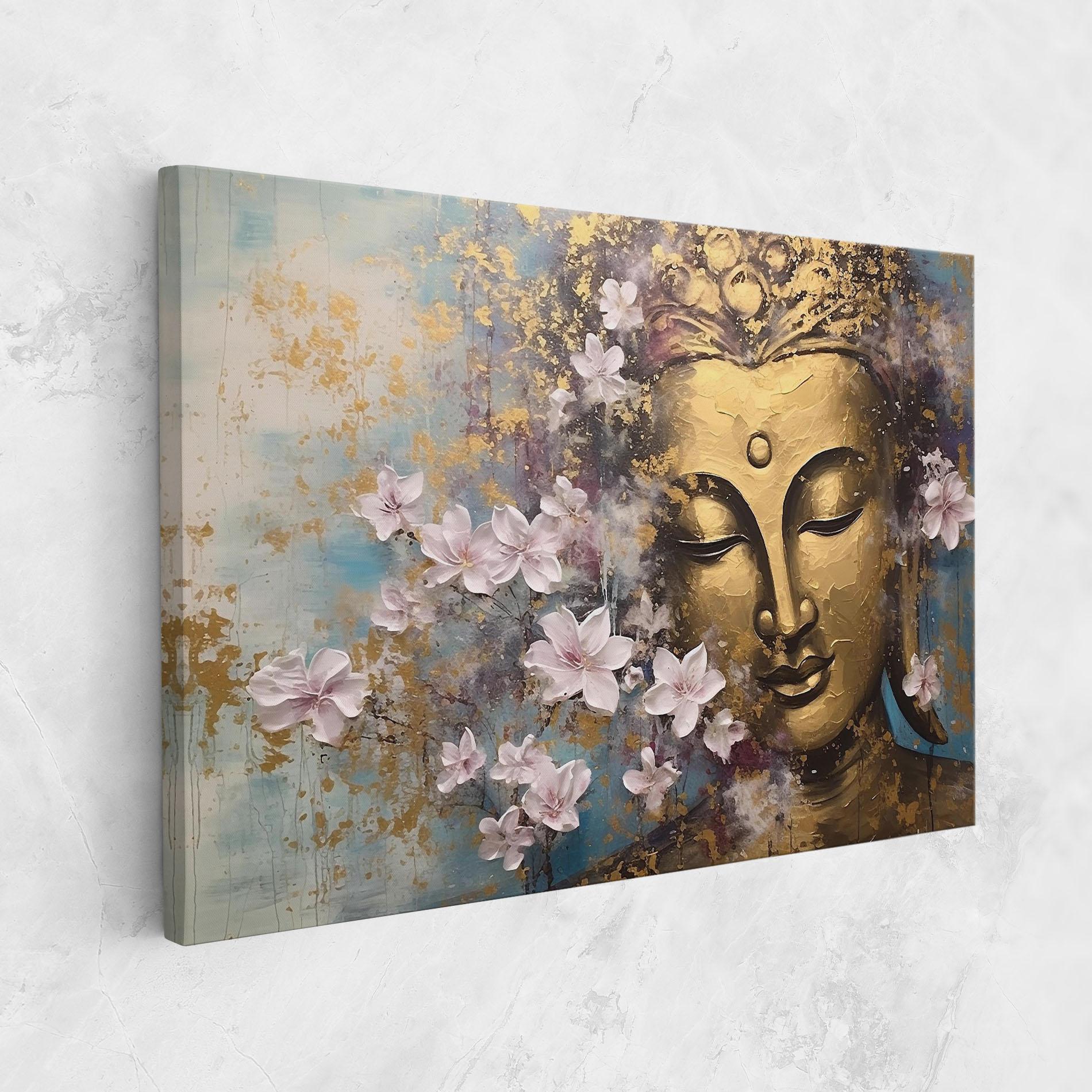 Vászonkép Abstract Buddha Plants mockup 1