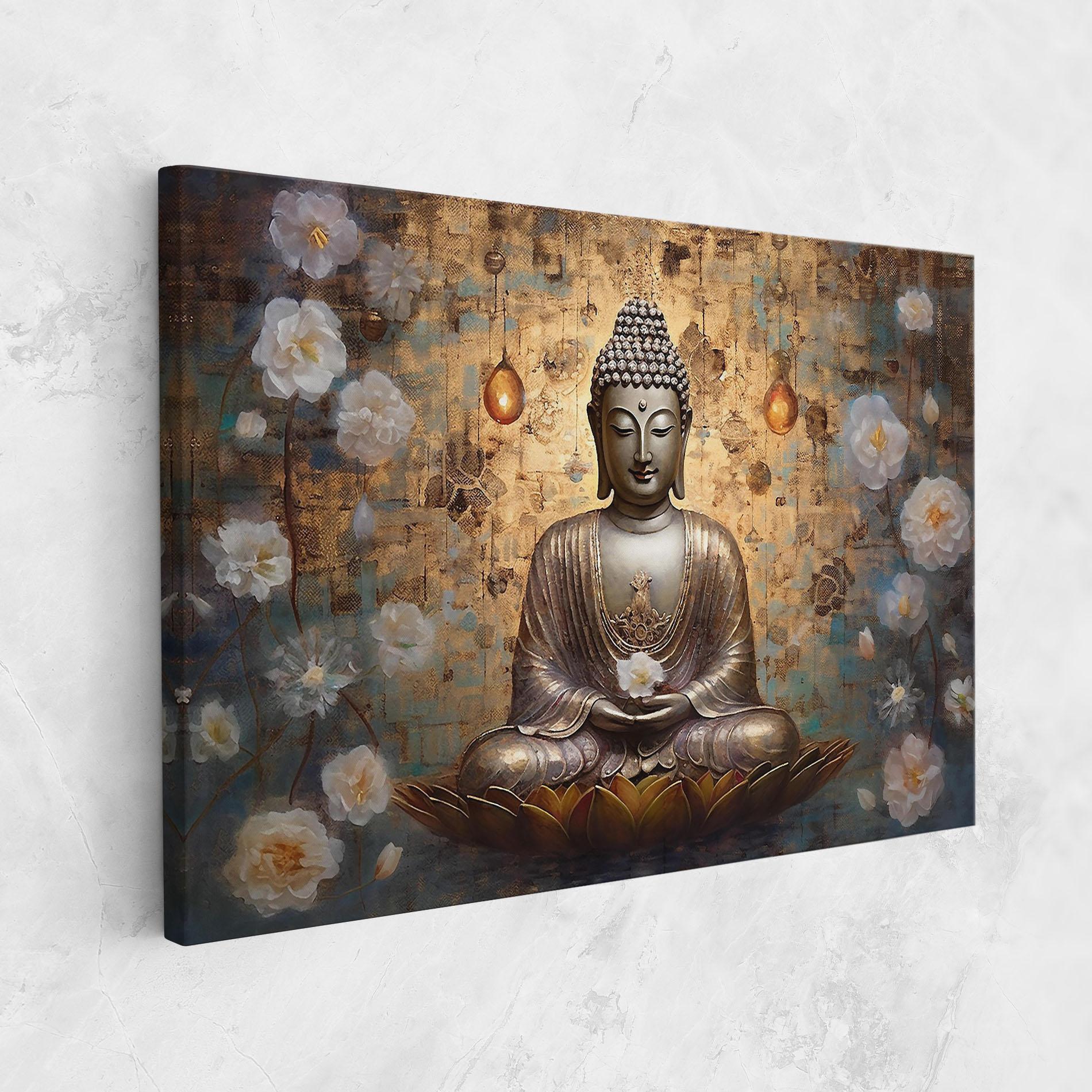 Vászonkép Buddha Meditation Art mockup 1