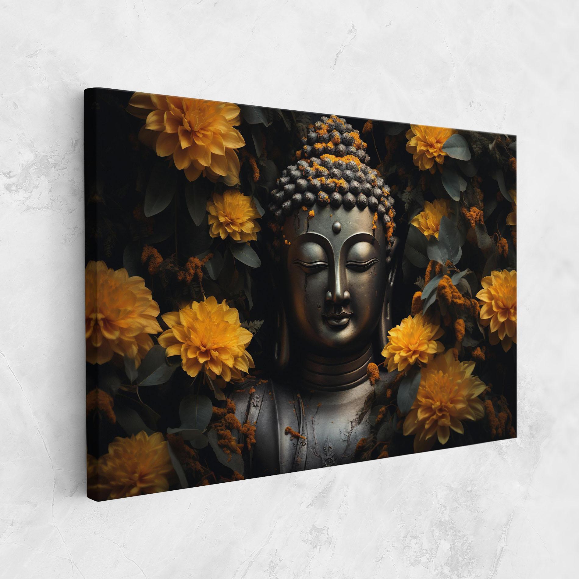 Vászonkép Buddha Peace Statue mockup 1