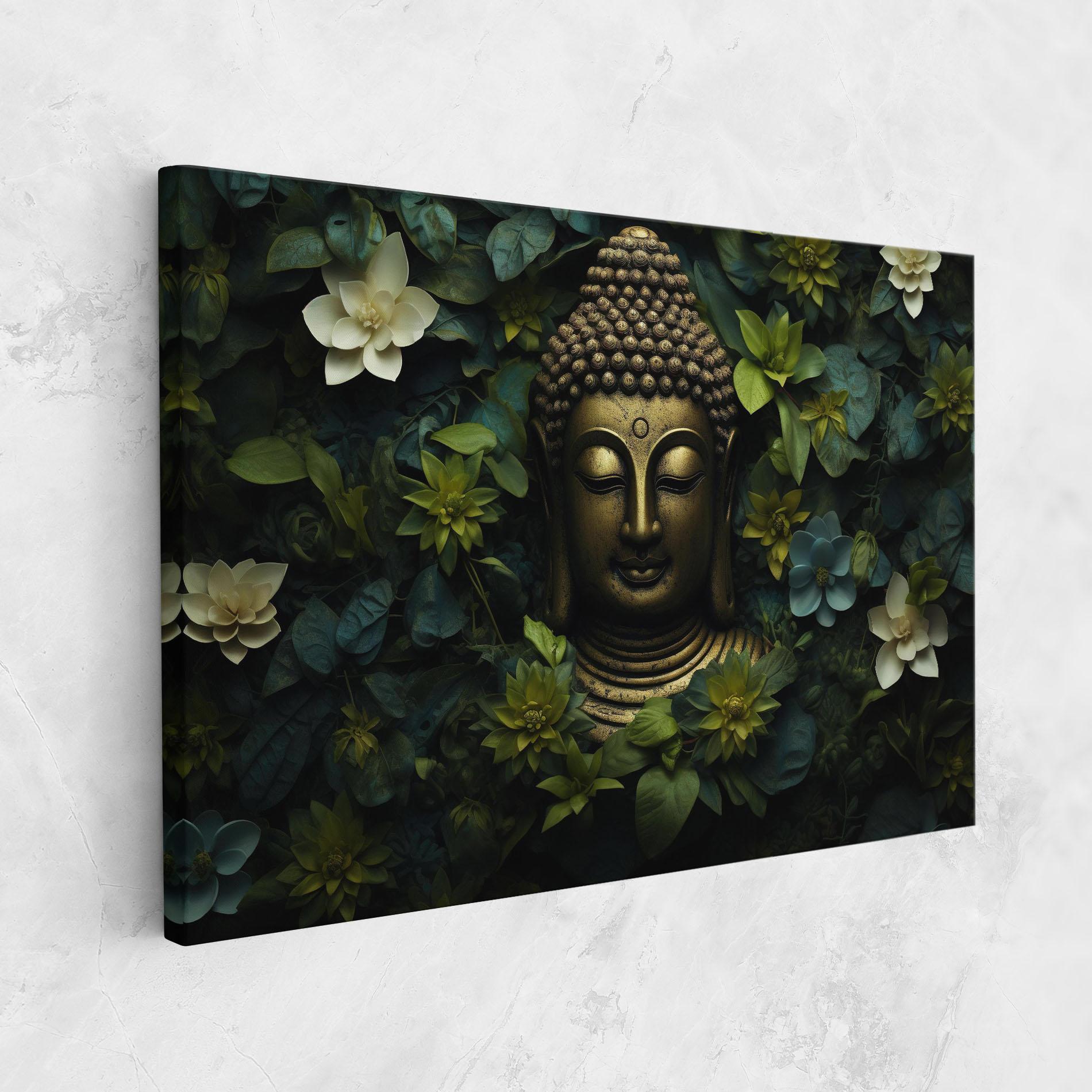 Vászonkép Lotus Flower Buddha mockup 1