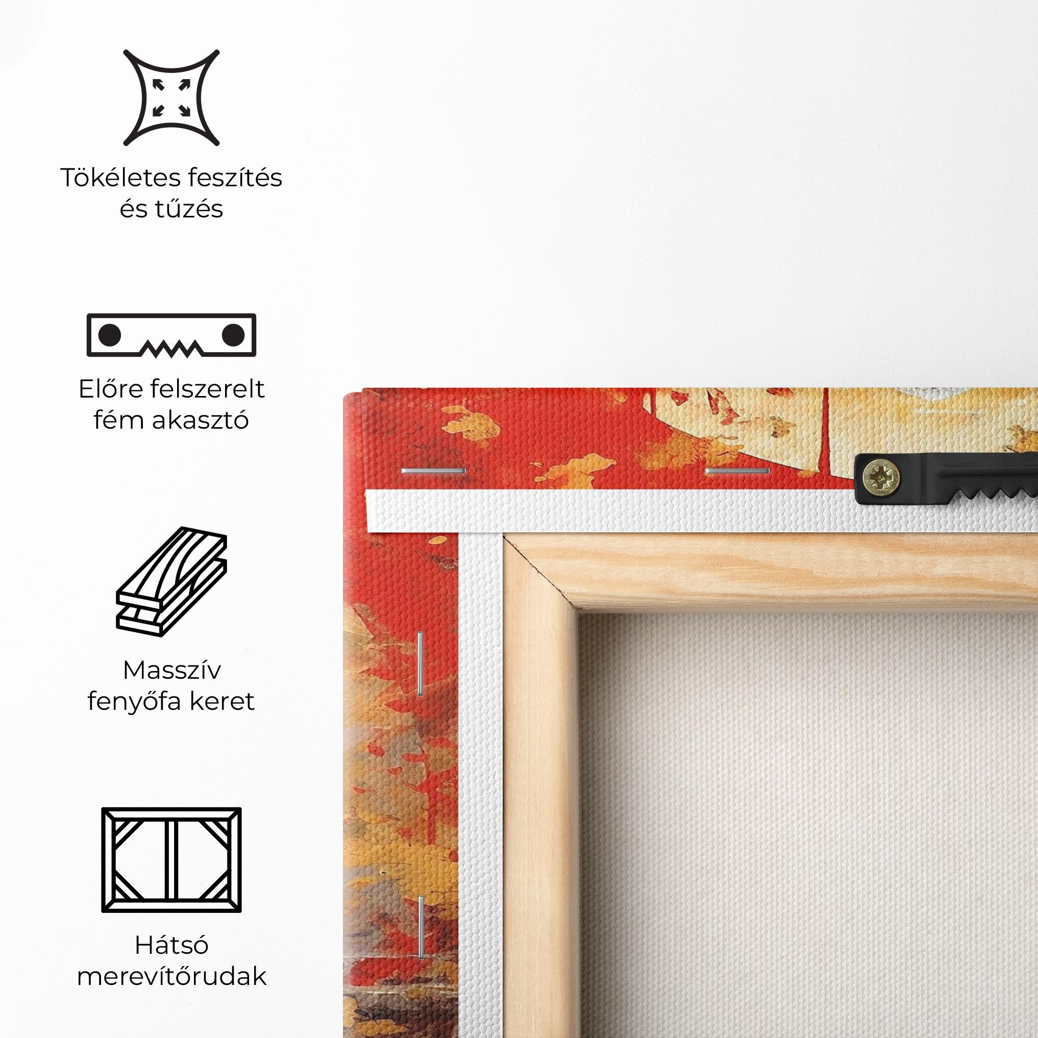 Vászonkép Gold Circle Buddha mockup 5