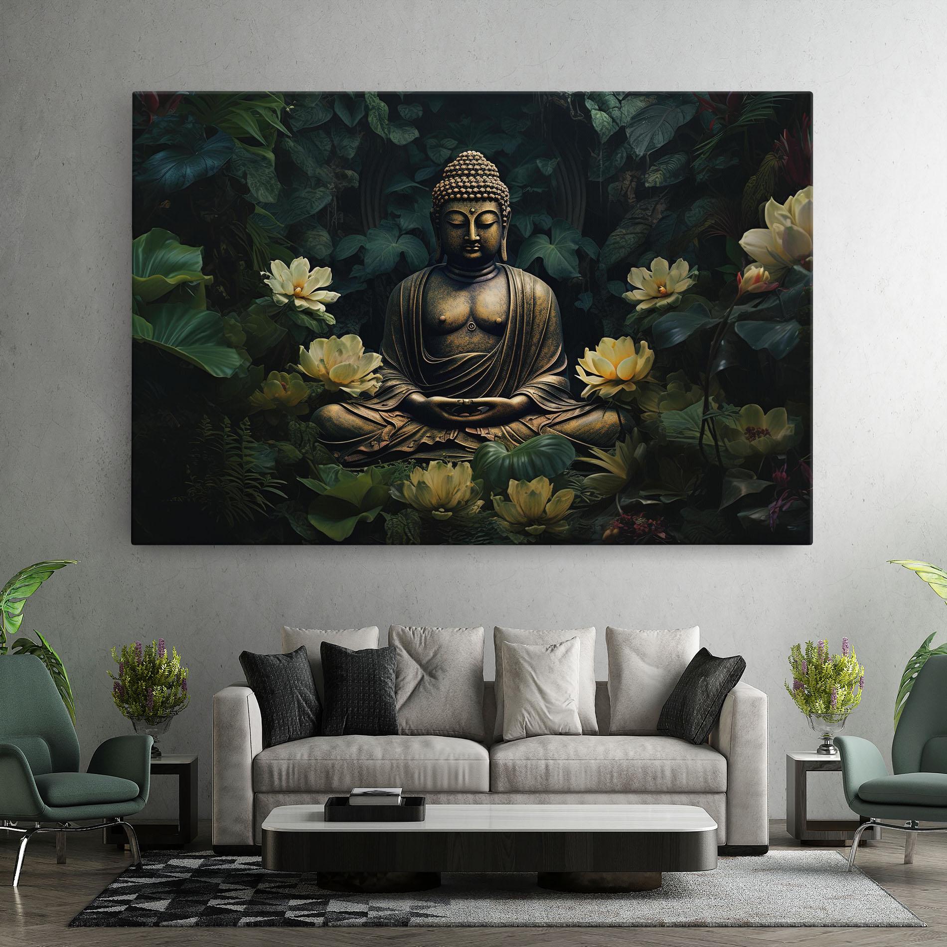 Vászonkép Calm Buddha Art mockup 7