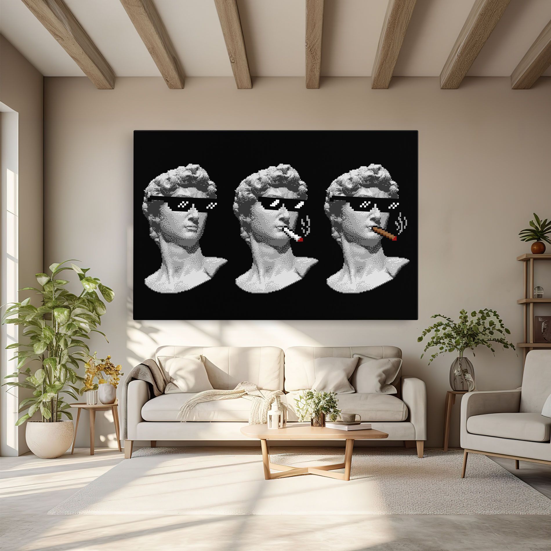 Statue Smoking mockup 6