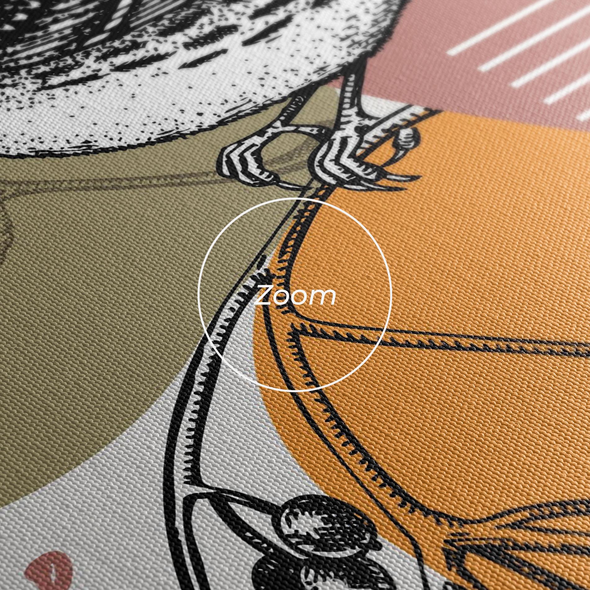 Vászonkép Bird Collage mockup 3