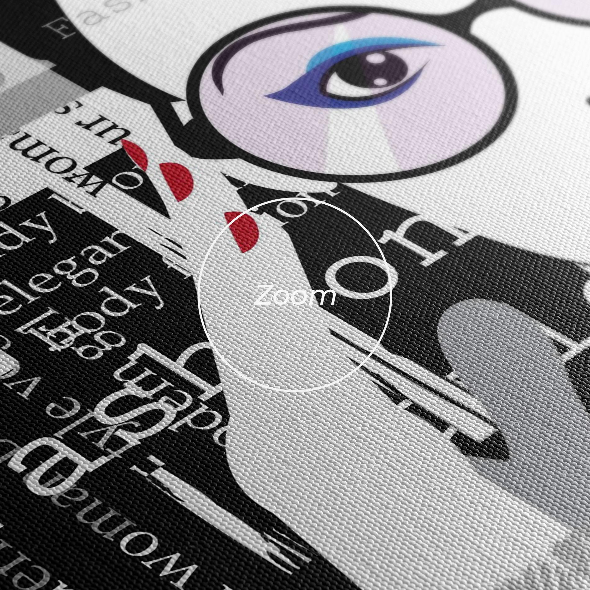 Vászonkép Fashion Collage mockup 3