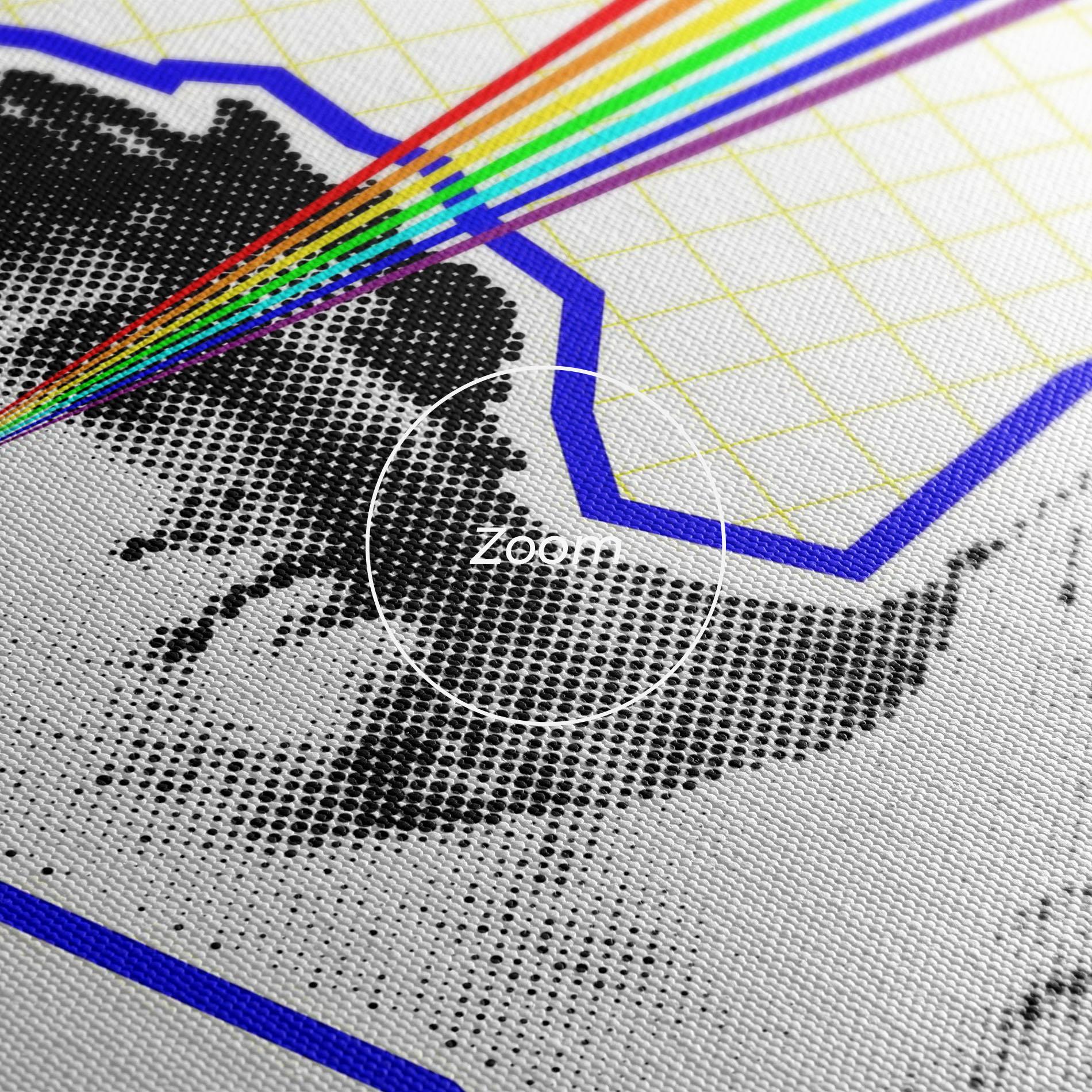 Vászonkép Rainbow Statue mockup 3