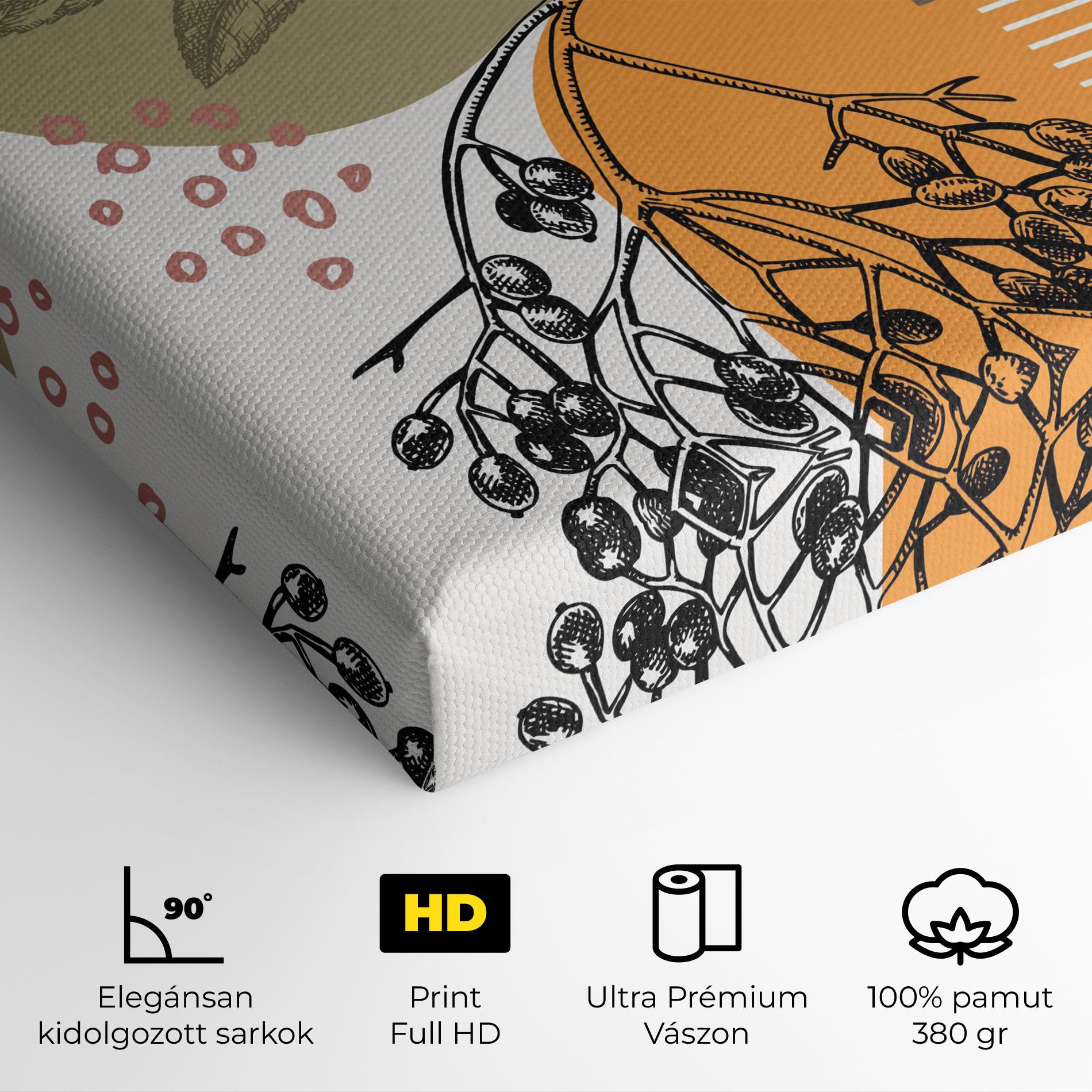 Vászonkép Bird Collage mockup 4