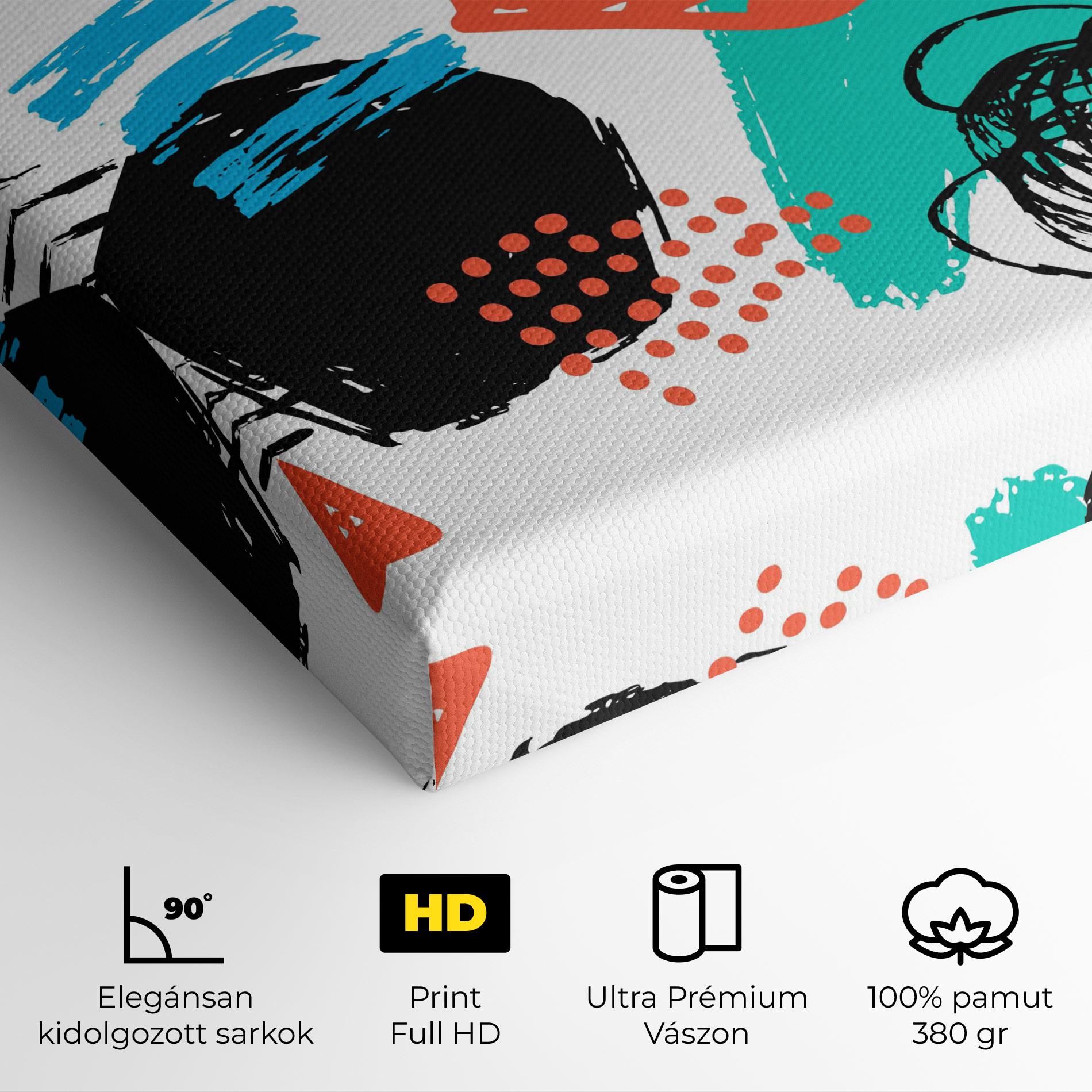 Vászonkép Drawing Collage Art mockup 4