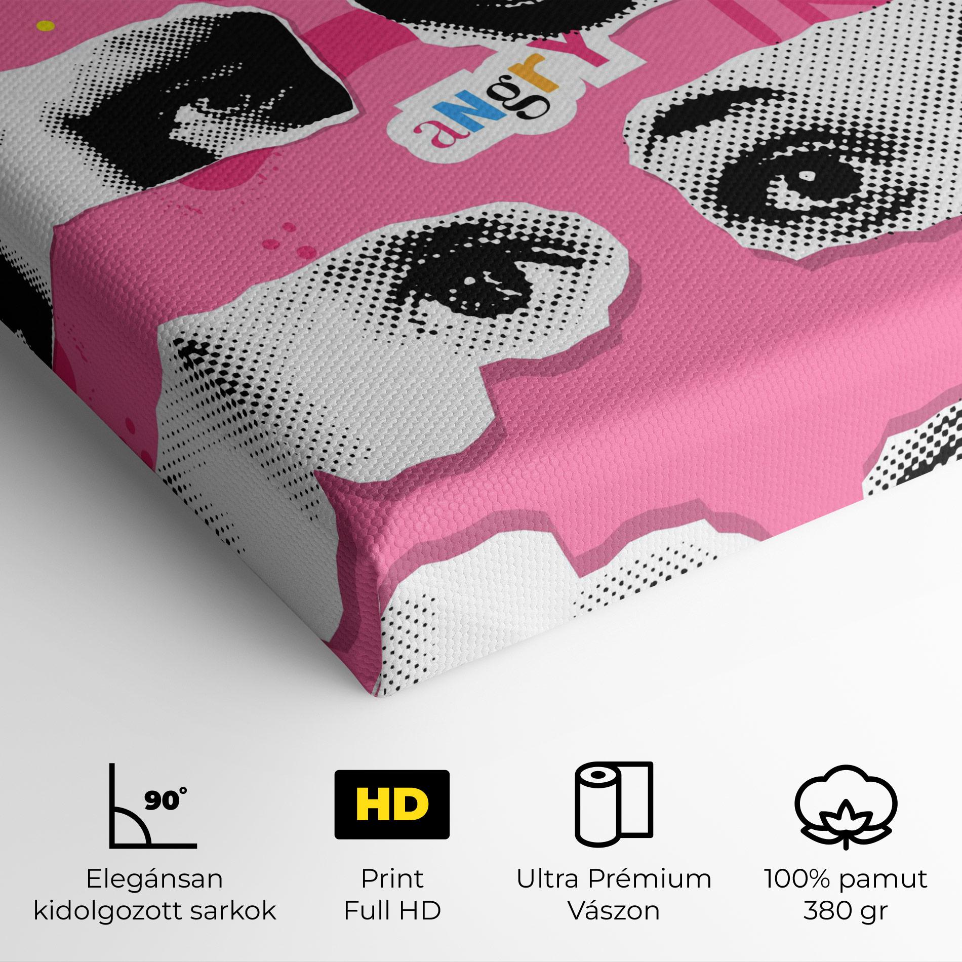 Vászonkép Eye Type mockup 4