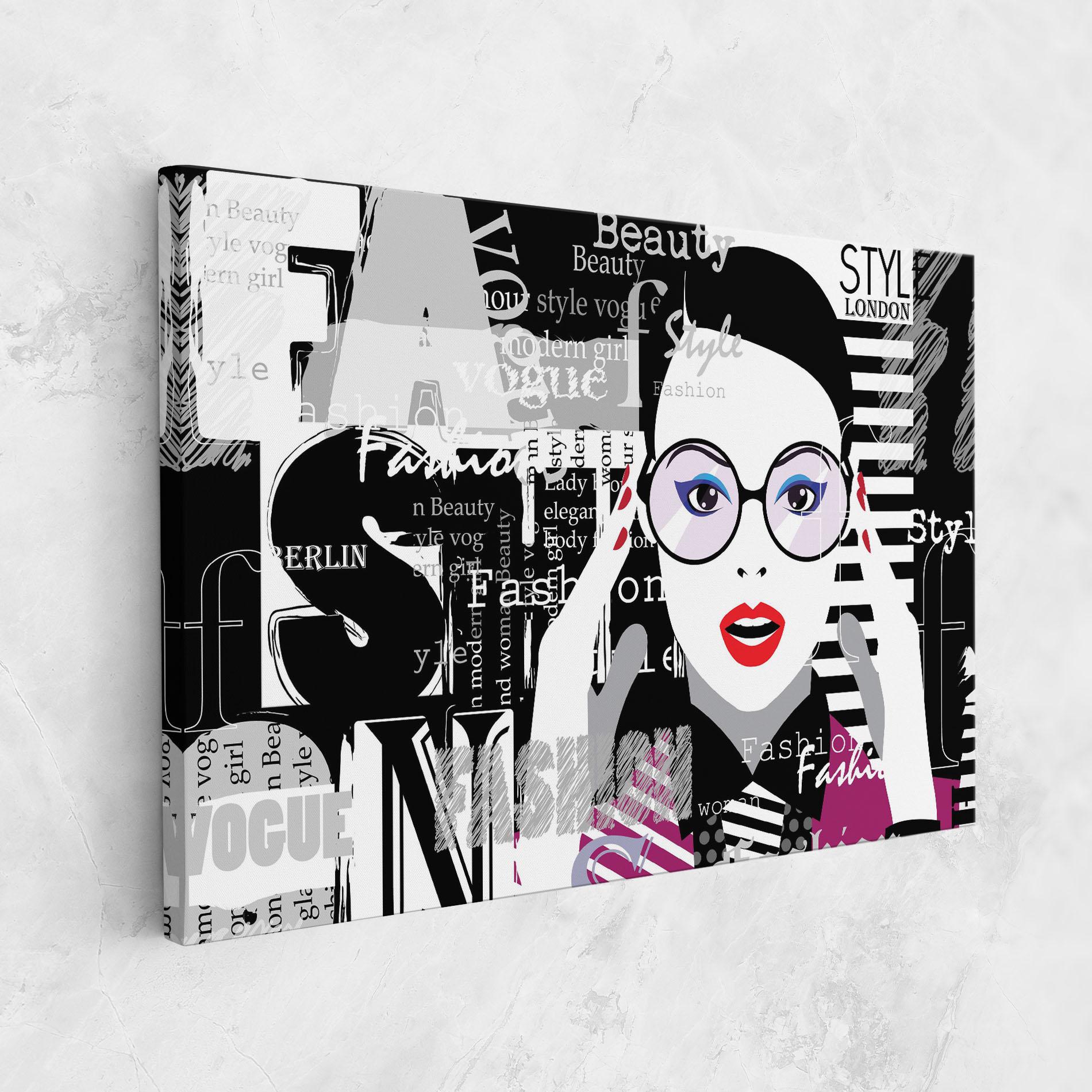 Vászonkép Fashion Collage mockup 1