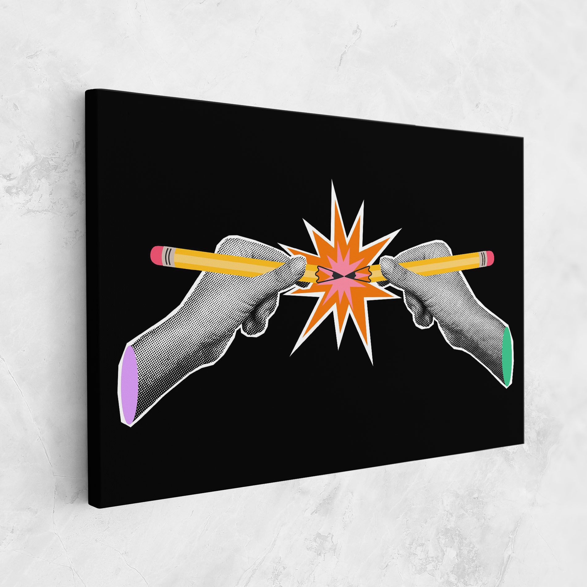 Pencil Hand mockup 1