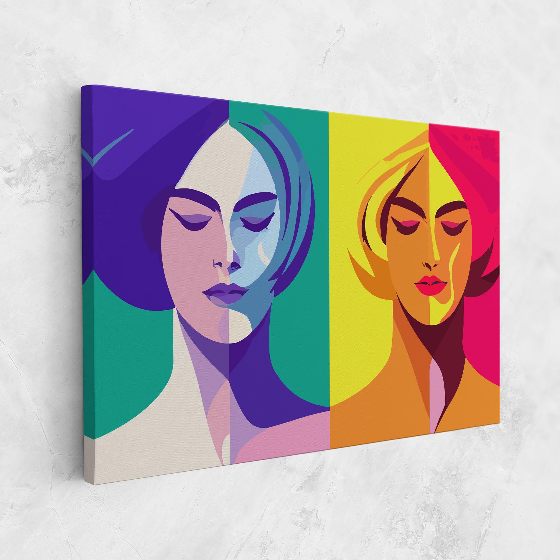 Vászonkép Winter Summer Girl mockup 1