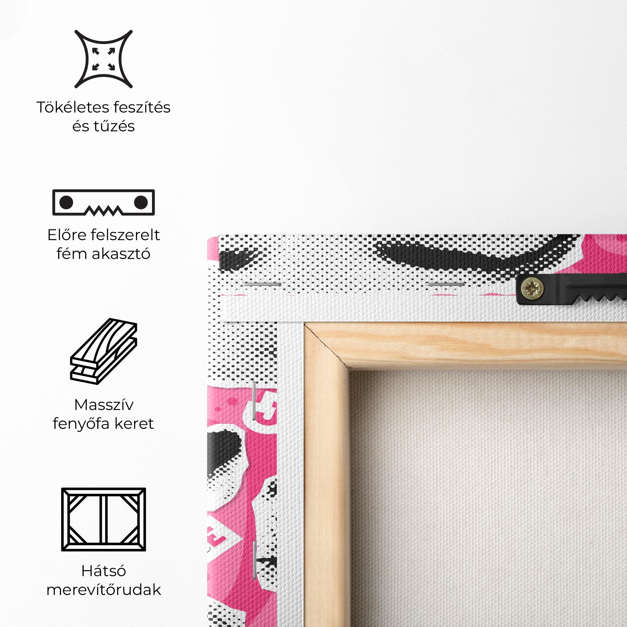 Vászonkép Eye Type mockup 5