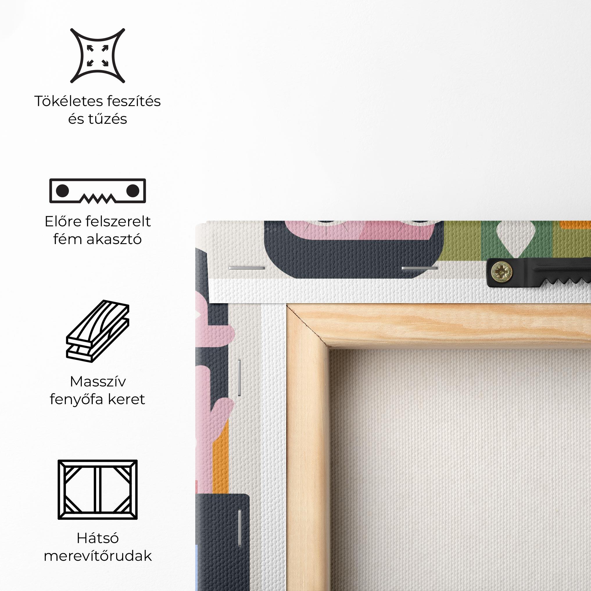 Vászonkép Minimal People Collage mockup 5