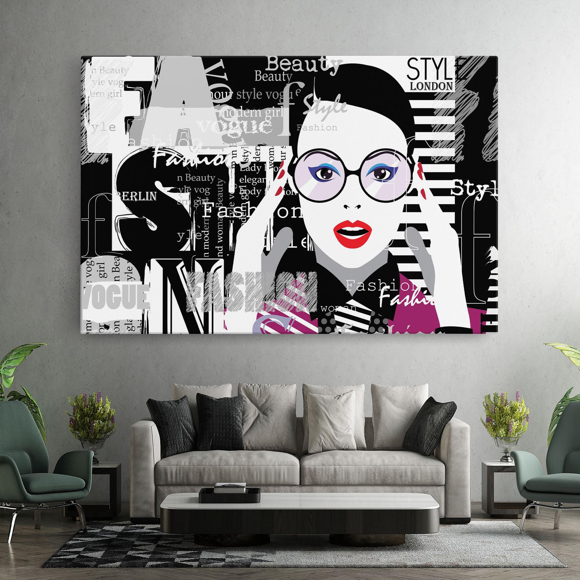 Vászonkép Fashion Collage mockup 7