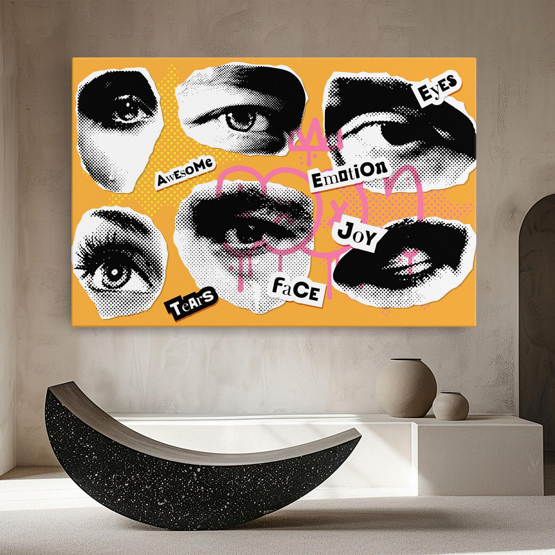 Vászonkép Awesome Emotions mockup 8