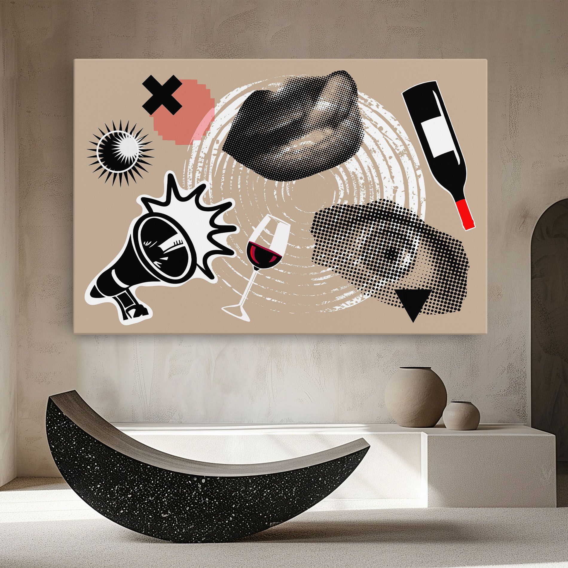 Lips Mouth Collage mockup 8