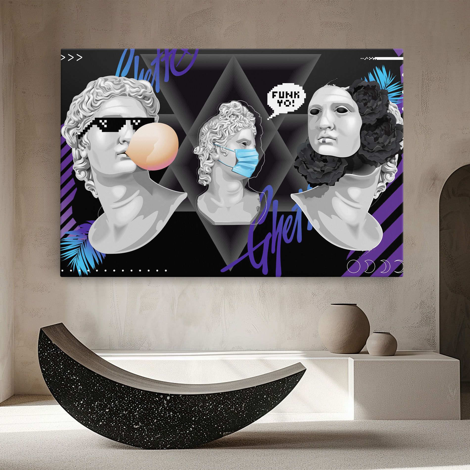 Statue Mask mockup 8